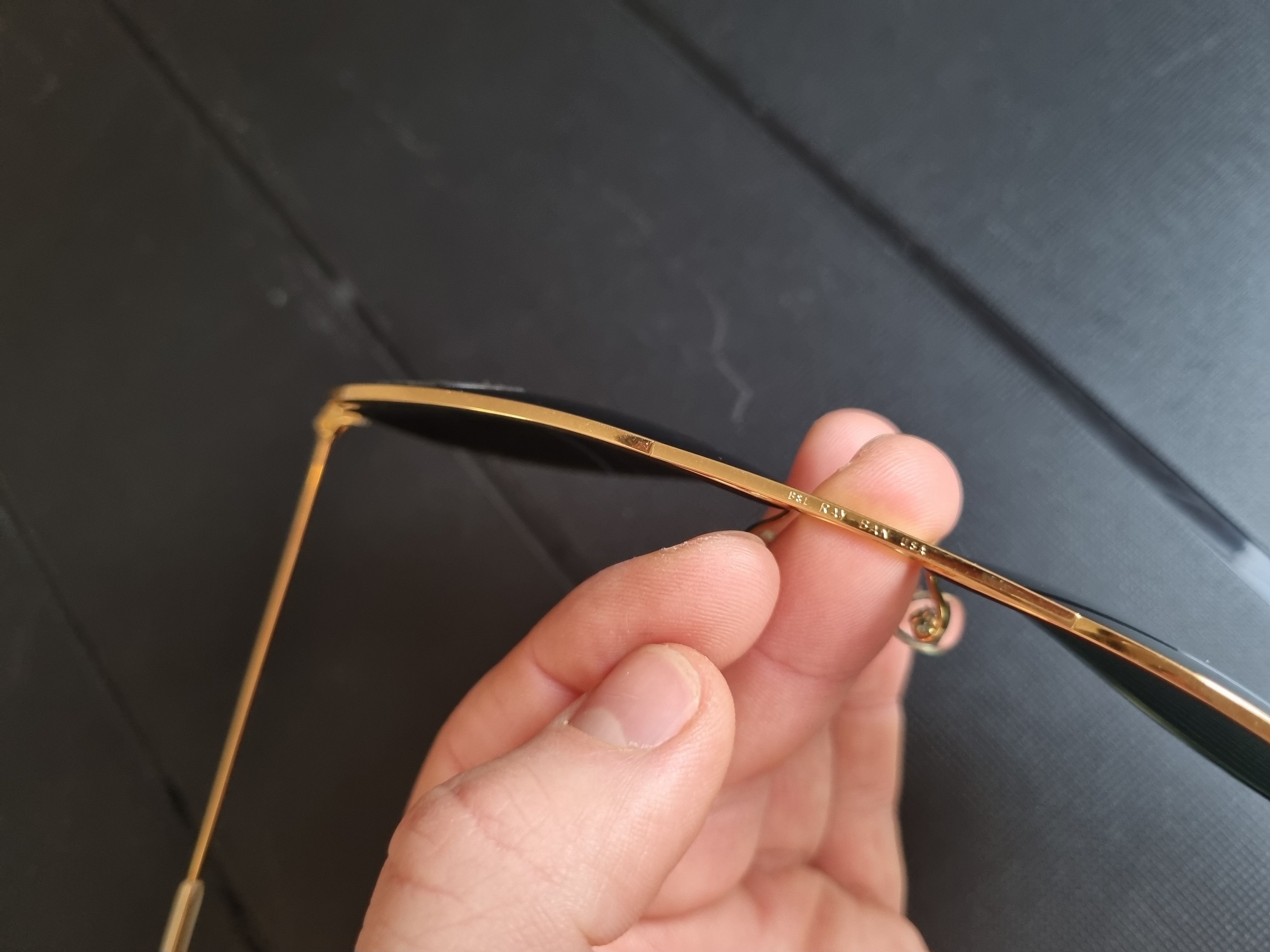 RayBan B&L Ray Ban USA Vintage Aviator 100% UV, G-15 | L2846 |62mm Size ONE SIZE - 2 Thumbnail