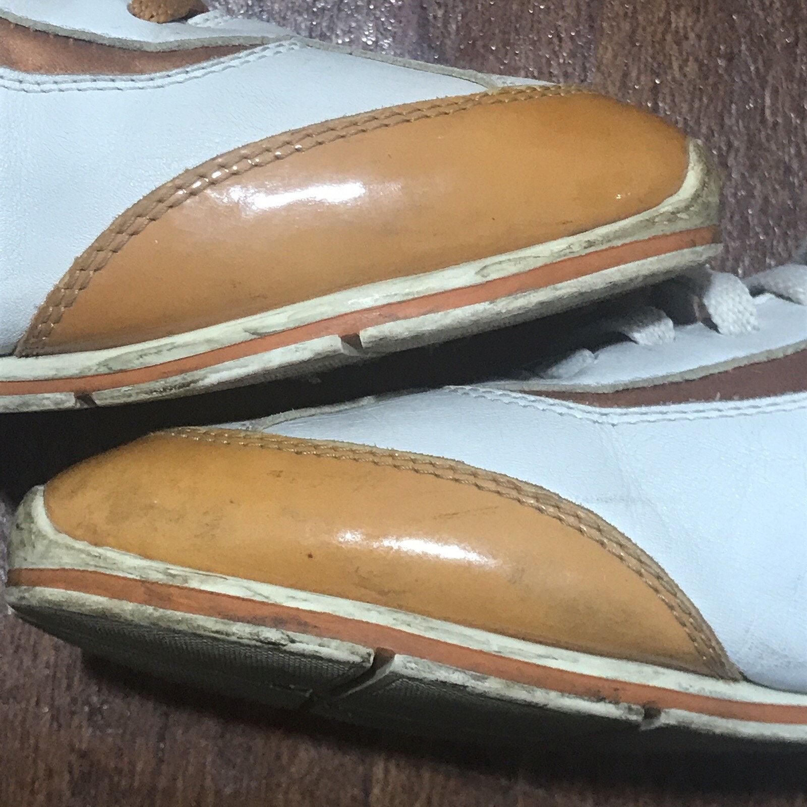 Salvatore Ferragamo Salvatore Ferragamo Sneaker leather Shoes Made Italy orange Size US 10 / EU 43 - 7 Thumbnail