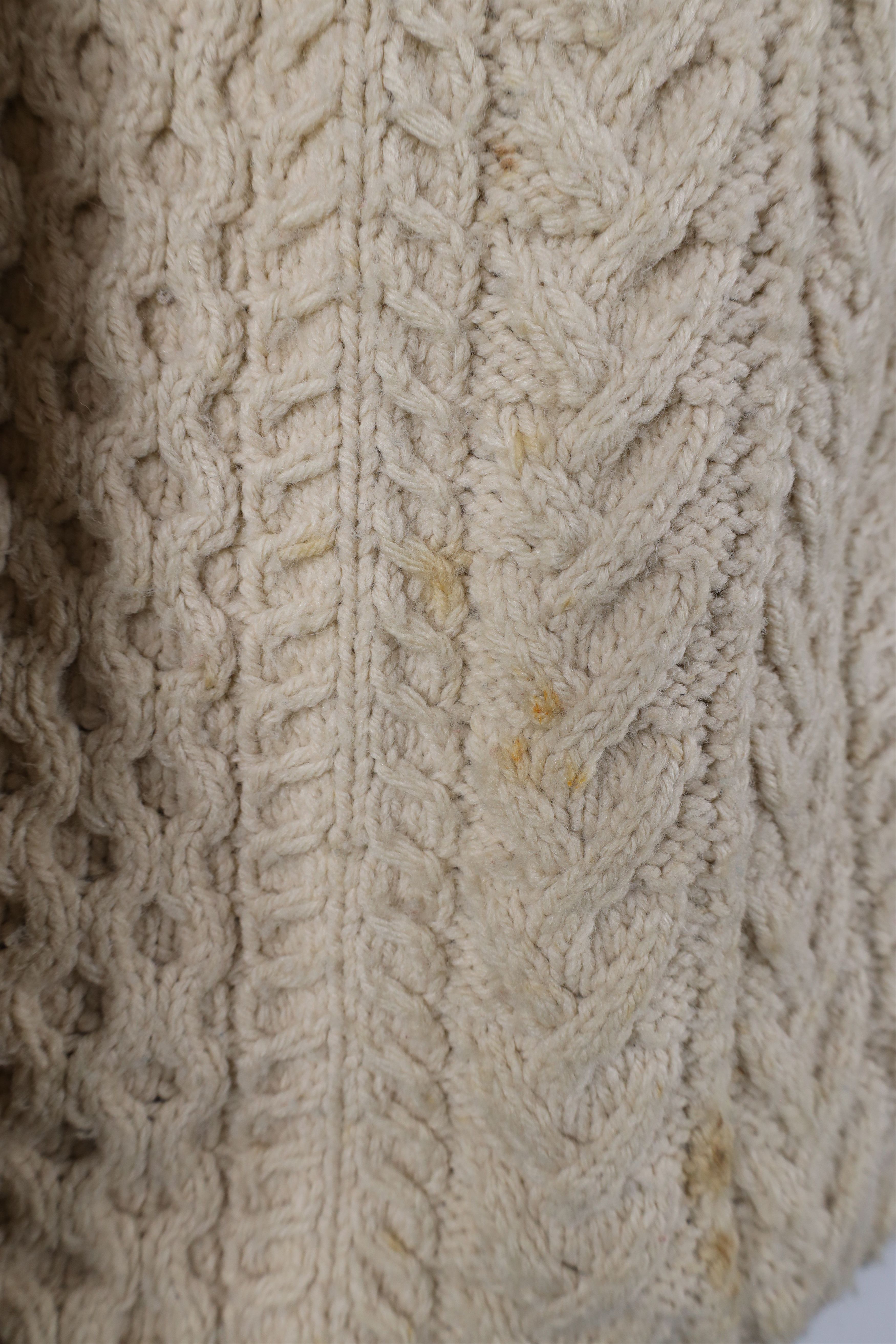 Vintage Vintage 60s 70s Wool Blend Fisherman Cable Knit Sweater Size S / US 4 / IT 40 - 5 Thumbnail