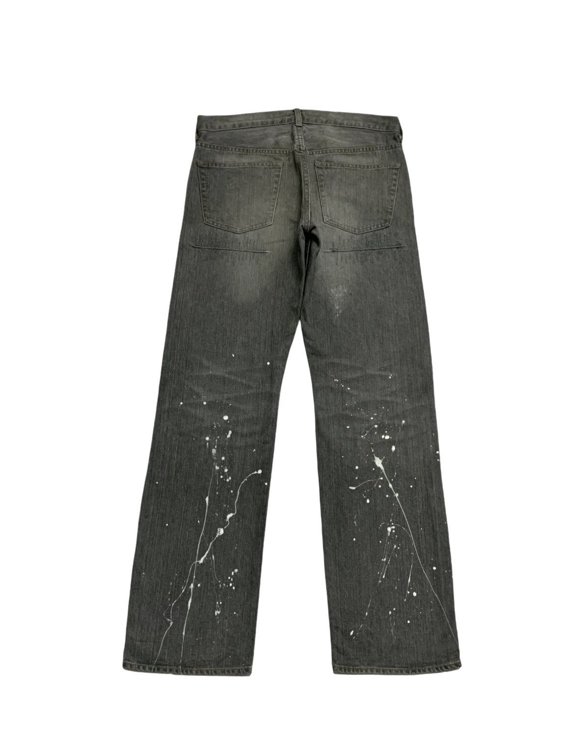 Japanese Brand Vintage Takeo Kokuchi Split Paint Inspired Number Nine Denim Size US 32 / EU 48 - 3 Thumbnail