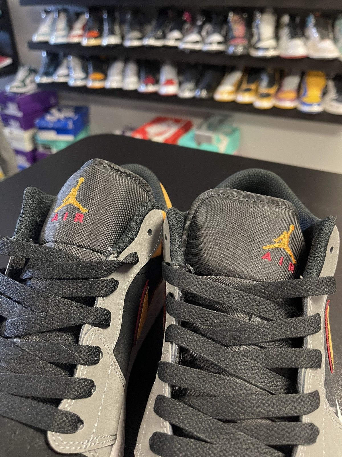 Jordan Brand Size 10 - Jordan 1 Low Light Graphite Vivid Orange Size US 10 / EU 43 - 6 Thumbnail