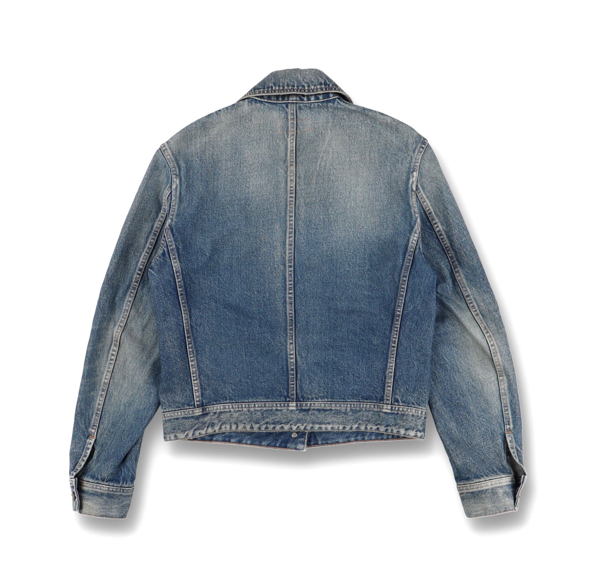 Celine 1 of 1 Blue Union Wash Classic Denim Trucker Jacket Size US S / EU 44-46 / 1 - 4 Thumbnail