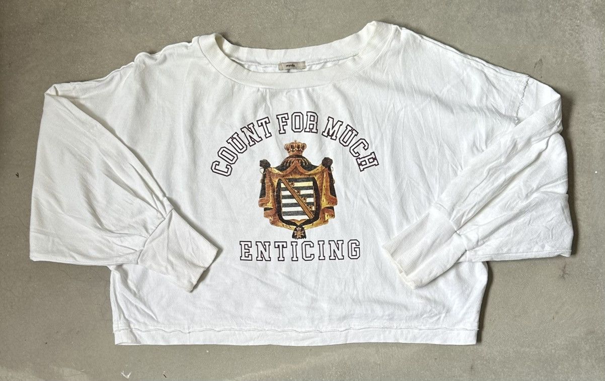 Japanese Brand VINTAGE MYSTIC JAPAN CROP TROP SWEATSHIRT Size L / US 10 / IT 46 - 1 Thumbnail