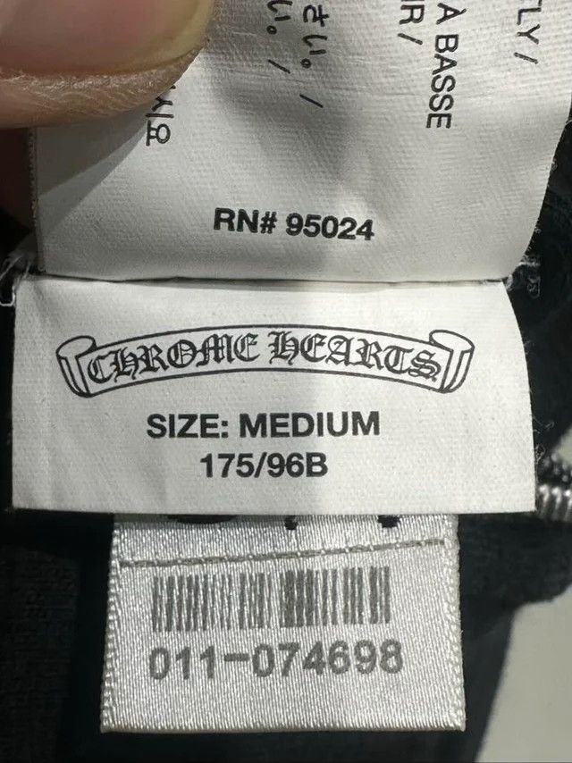 Chrome Hearts Chrome Hearts Plus Cross Horseshoe Thermal Zip-Up Hoodie Size US M / EU 48-50 / 2 - 4 Thumbnail