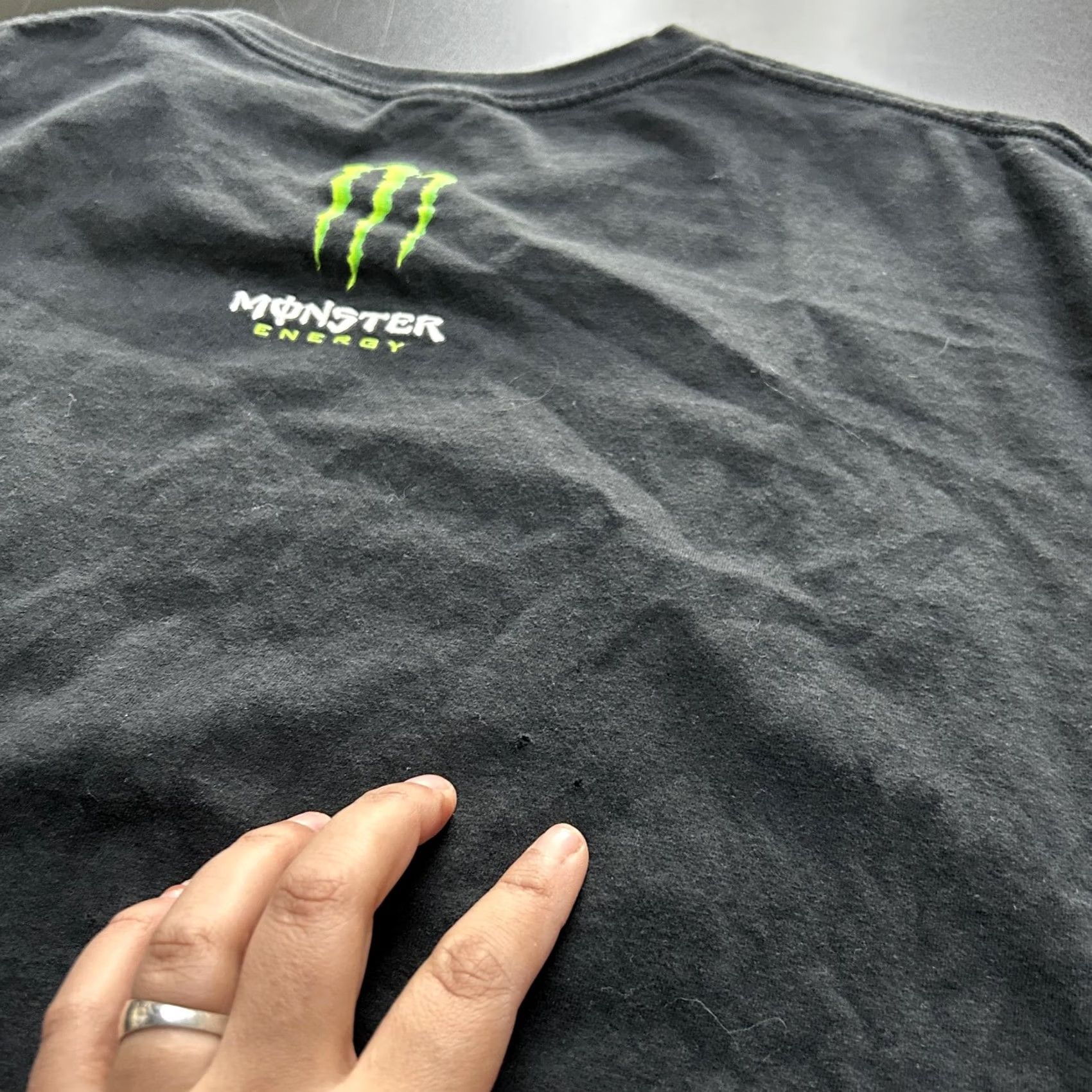 Logo 7 Monster Energy Shirt Mens XL Black Logo EST 2002 Graphic Promo Tee T-Shirt Size US XL / EU 56 / 4 - 6 Thumbnail