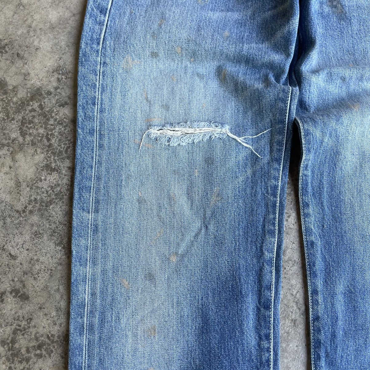 Levi's Vintage Clothing 🔥Vintage Levis 501 Splatter Paint Ripped Distress Jeans Size US 29 - 9 Thumbnail