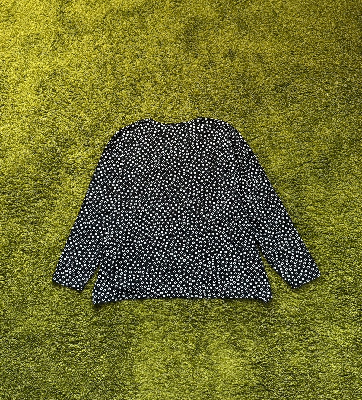 Designer Gudrun Sjoden avant garde polka dot longsleeve Size XXL / US 16-18 / IT 52-54 - 2 Thumbnail