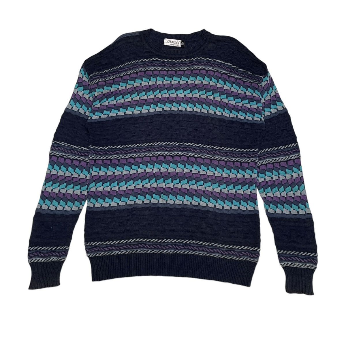 Rare Vintage Brand Bellagio Inspired Coogi Knitwear 1990s