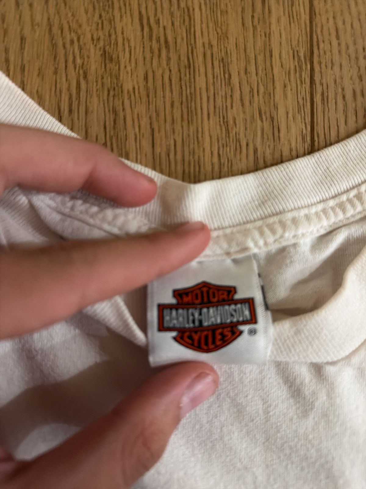 Harley Davidson Vintage Harley Long Sleeve White Size US XXL / EU 58 / 5 - 5 Thumbnail