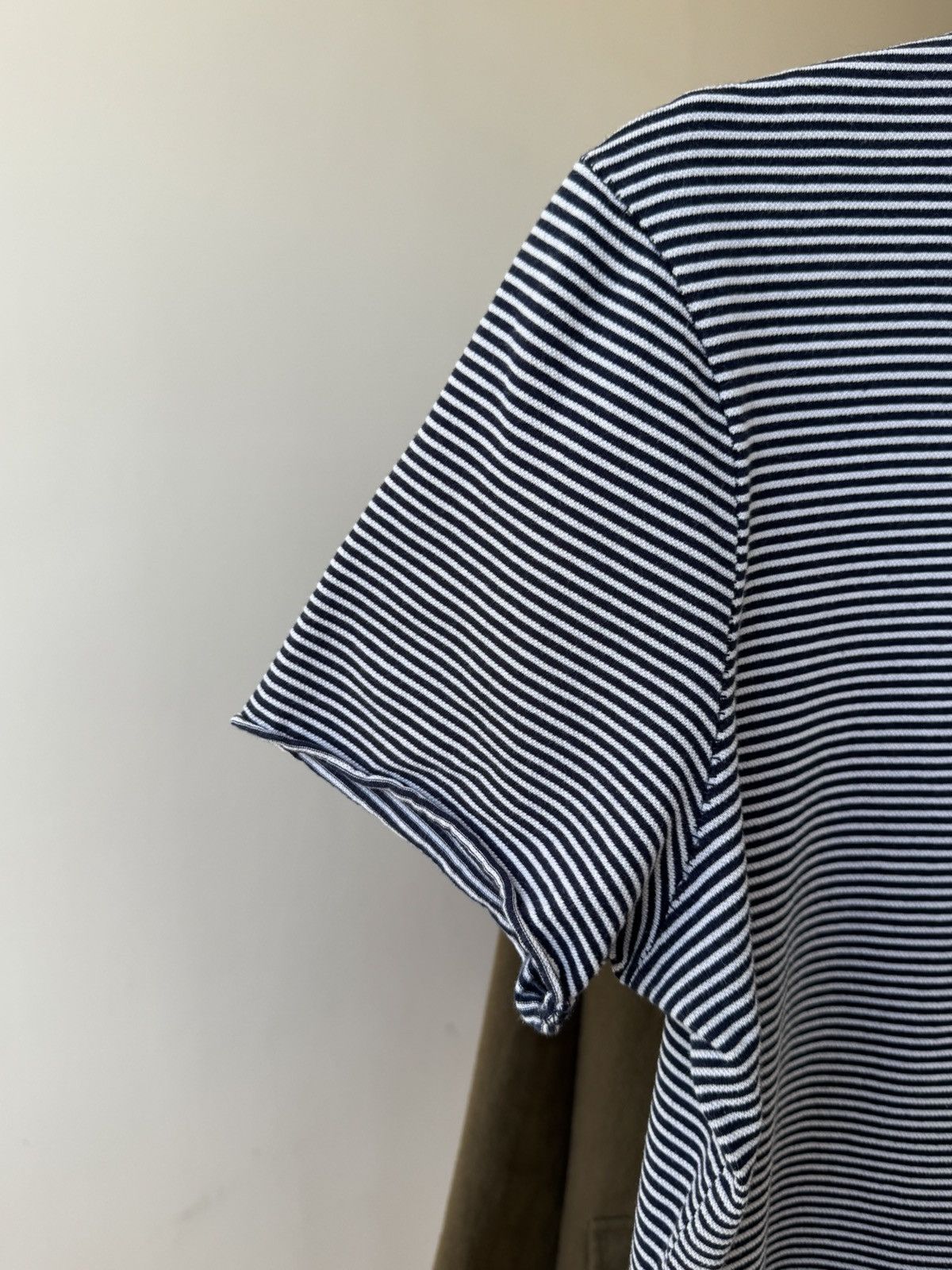 hannes roether Hannes Roether Striped Avant-Garde T-shirt Size US S / EU 44-46 / 1 - 3 Thumbnail