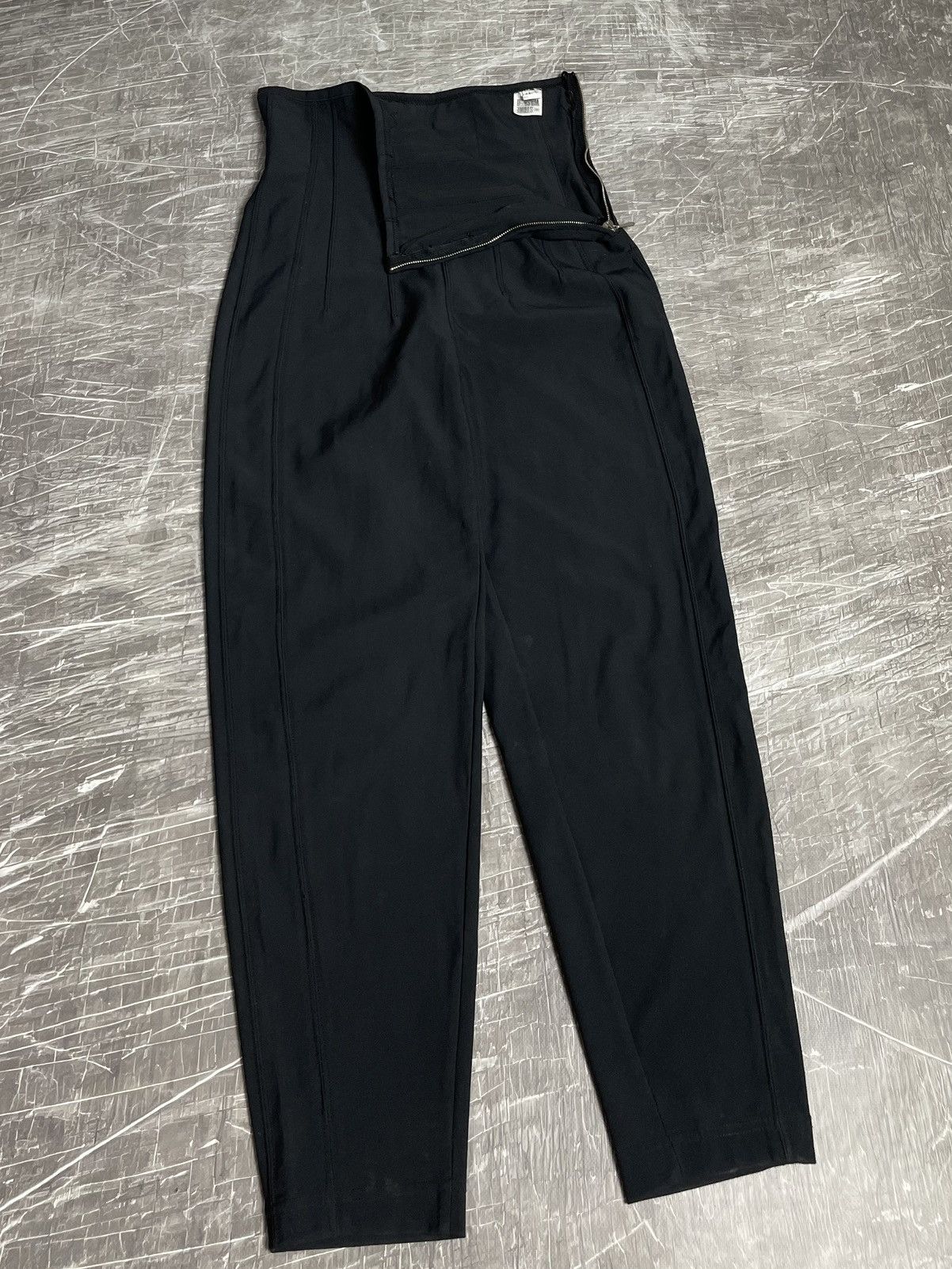 Marithe + Francois Girbaud × Vintage Marithe Francois Girbaud Vintage 80s Super High Waist Pants Size 30" / US 8 / IT 44 - 12 Thumbnail