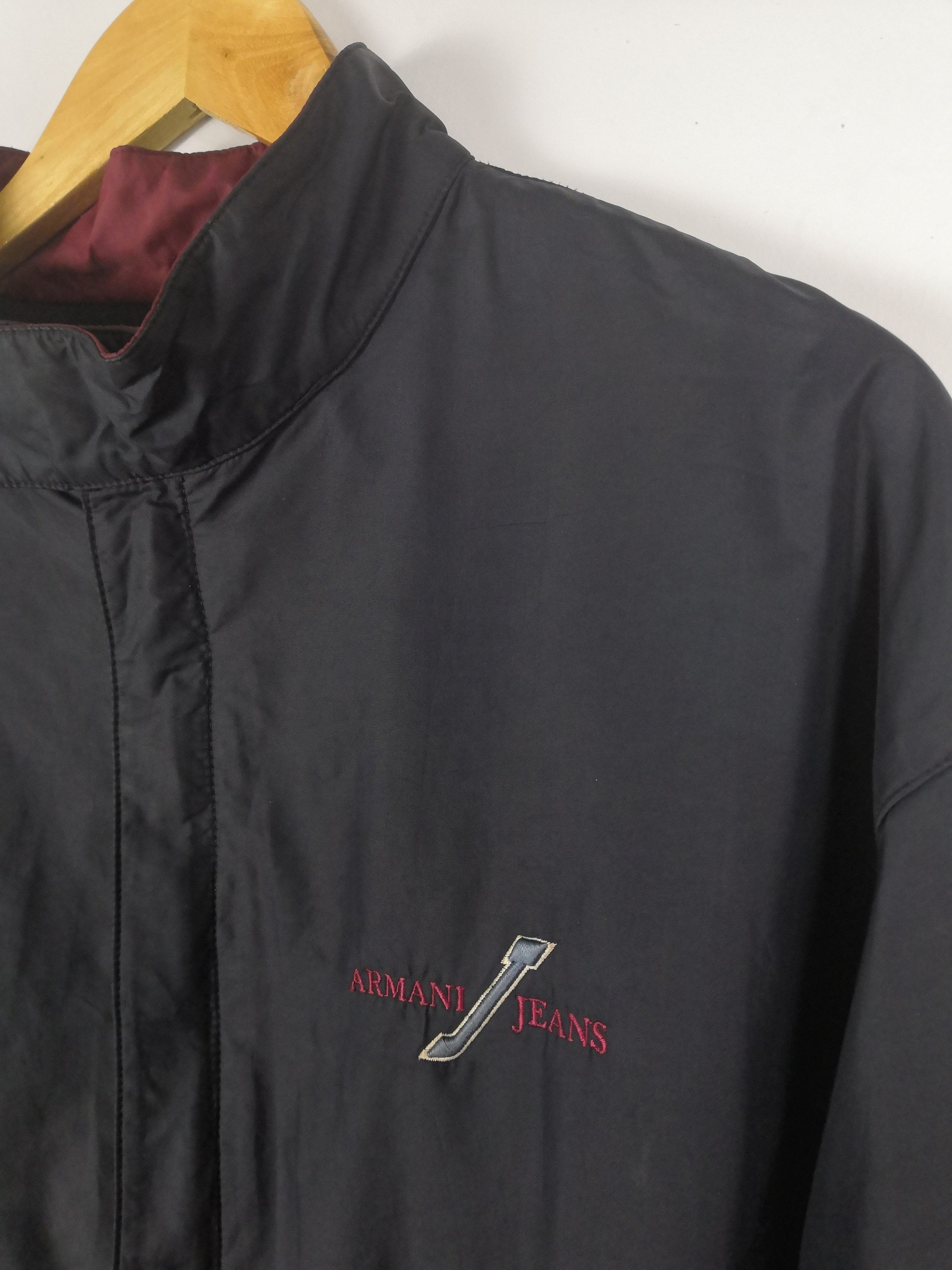 Giorgio Armani Vintage 90s Giorgio Armani Jeans Jacket Anorak Windbreaker Size US L / EU 52-54 / 3 - 5 Thumbnail