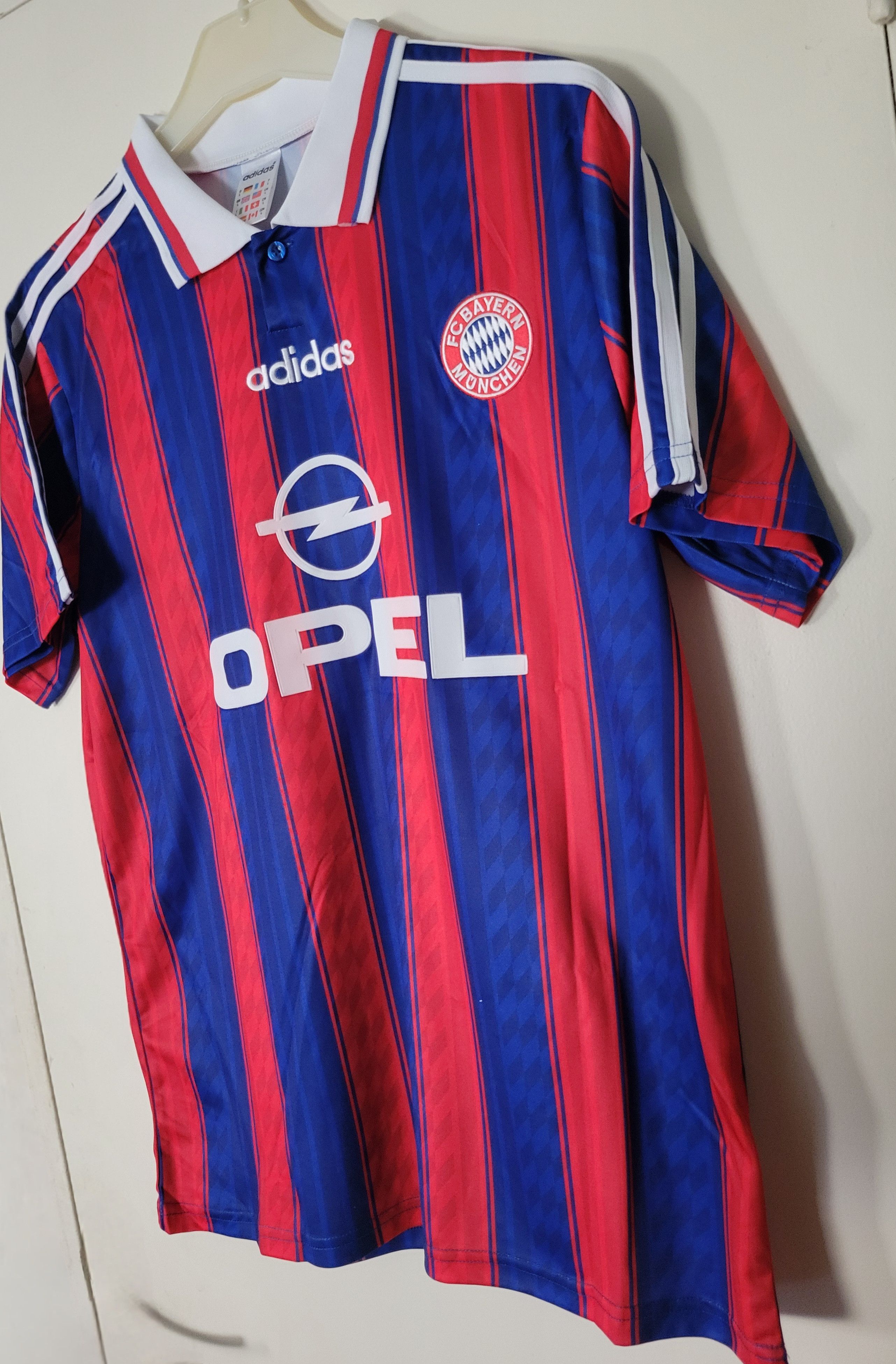 Other Klinsmann 18 bayern munich 1995 Fußball retro Trikot Jersey Size US L / EU 52-54 / 3 - 5 Thumbnail