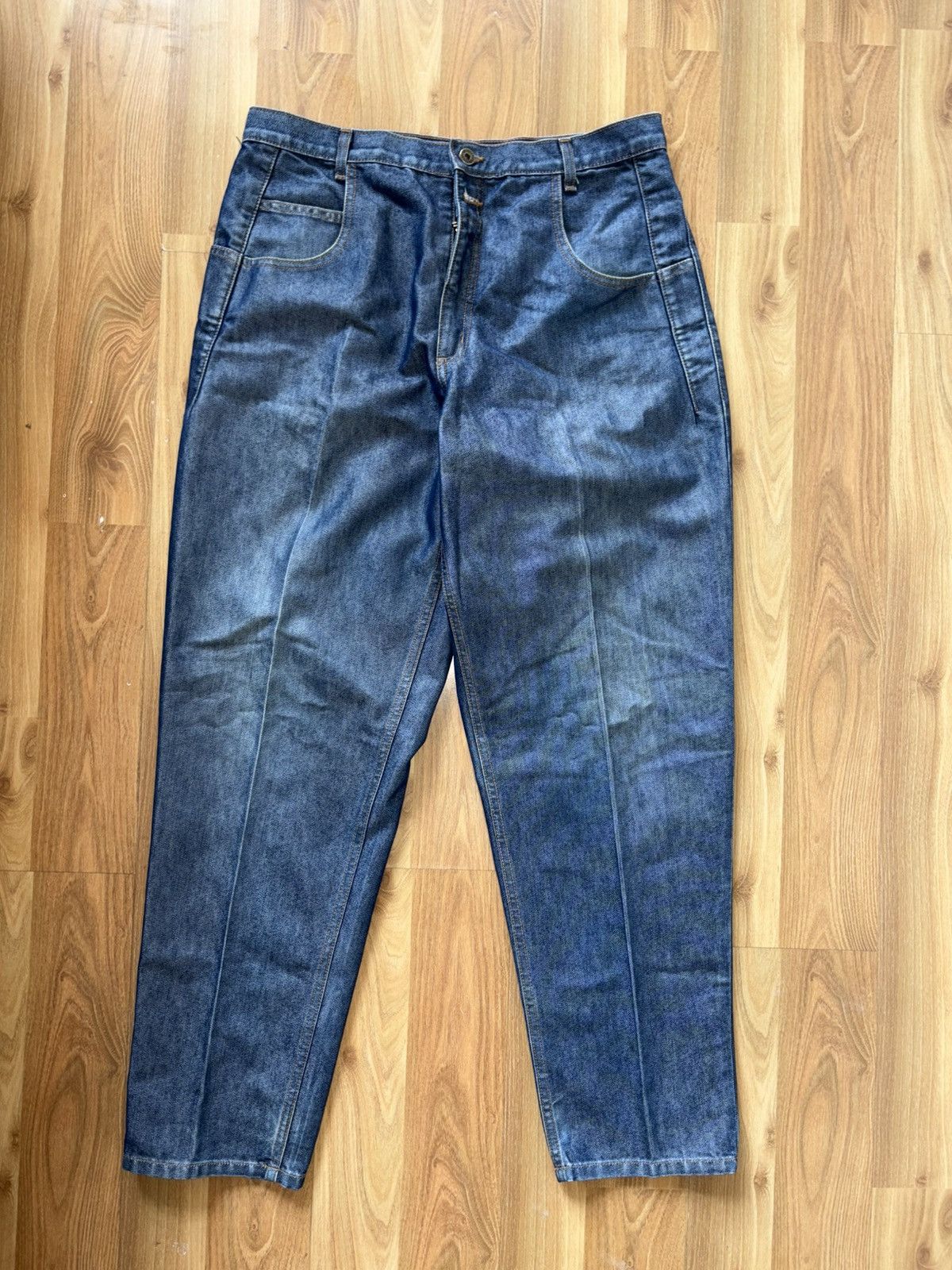 Guess Vintage Guess 075 Pascal Fit 36x32 blue INDIGO made in U.S.A Size US 36 / EU 52 - 1 Thumbnail