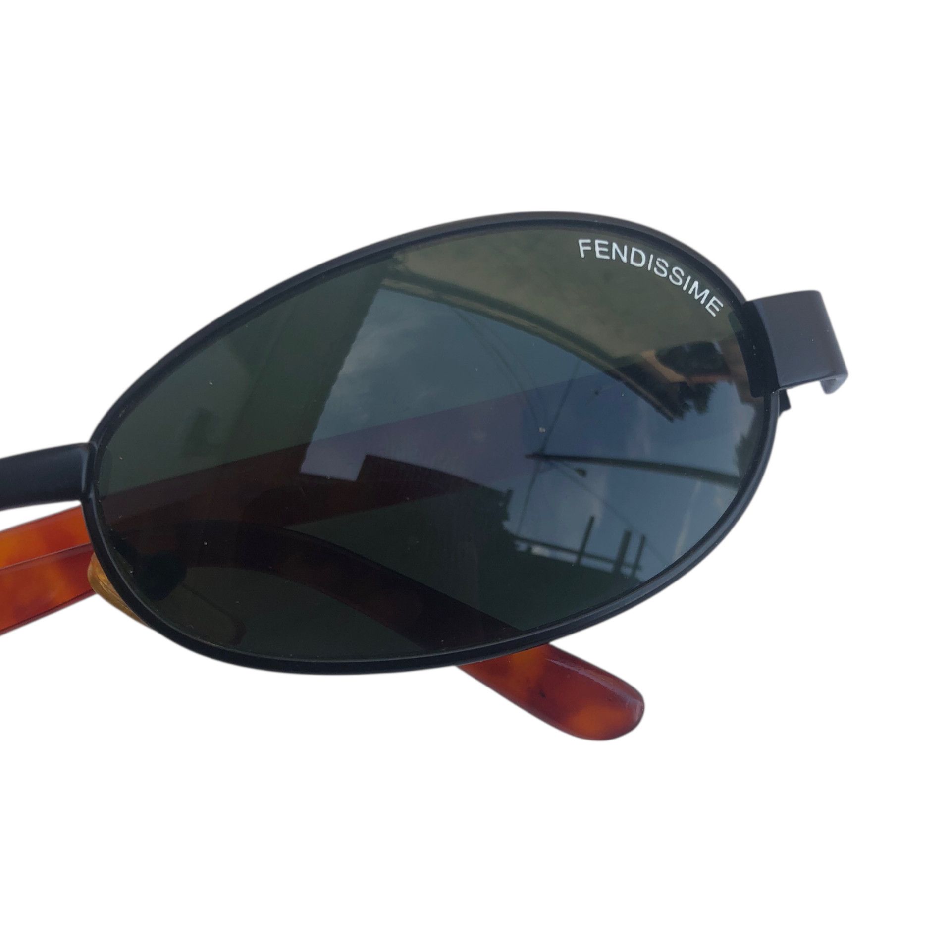Fendi 🔥Vintage FENDISSIME by FENDI Mod.T41 Oval Gorpcore Eyewear Size ONE SIZE - 6 Thumbnail