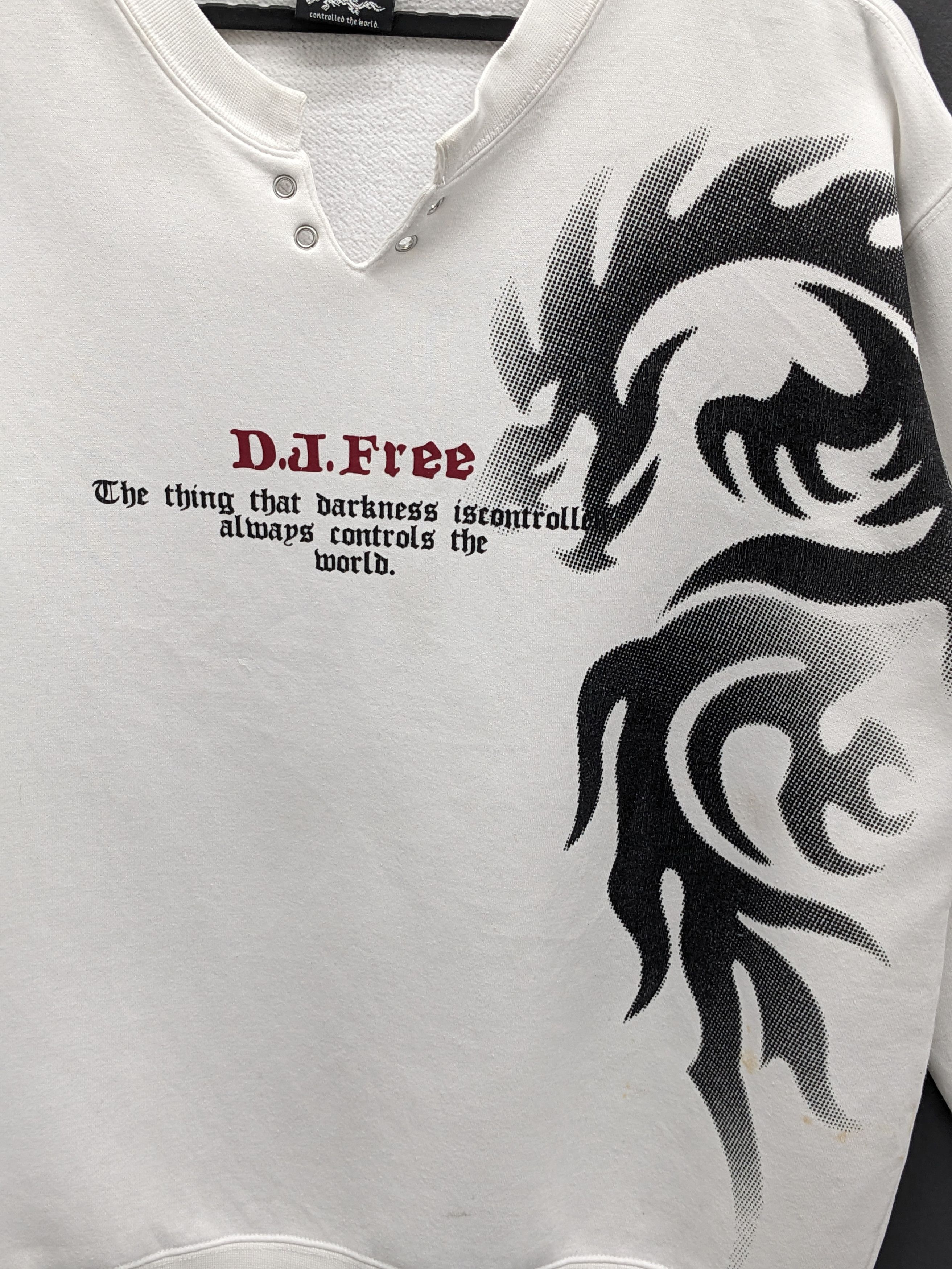 Designer × Japanese Brand JAPANESE DESIGNER Y2K WILD POEMS GOTHIC PUNK D.J. FREE Size US XL / EU 56 / 4 - 3 Thumbnail