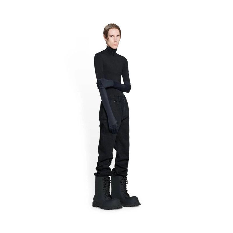 Balenciaga o1in1g1224 Relaxed Jeans in Black Size US 31 - 2 Thumbnail