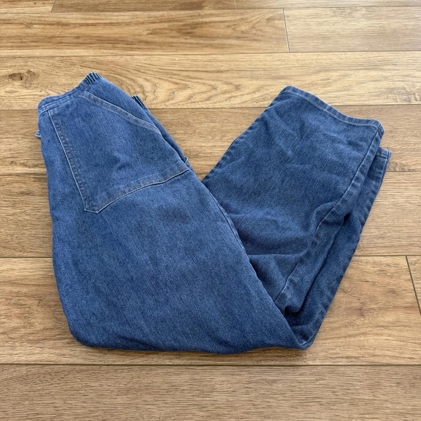 Other Vintage 80s Koret City Blues Denim Pants NO BUTTON Size 32" / US 10 / IT 46 - 1 Thumbnail