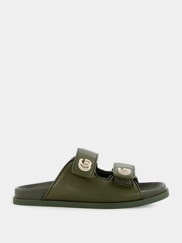 Gucci o1loc1c0326 816633 Women's Sandals With Crystal Double G Size US 5.5 / IT 35.5 - 1 Thumbnail