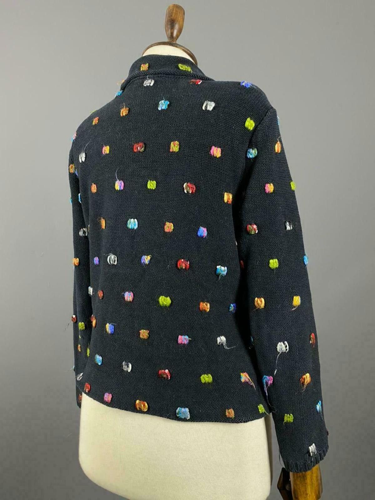 Designer Ladies Talbots Black Modern Button Up Blazer Jacket Size S Size S / US 4 / IT 40 - 6 Thumbnail