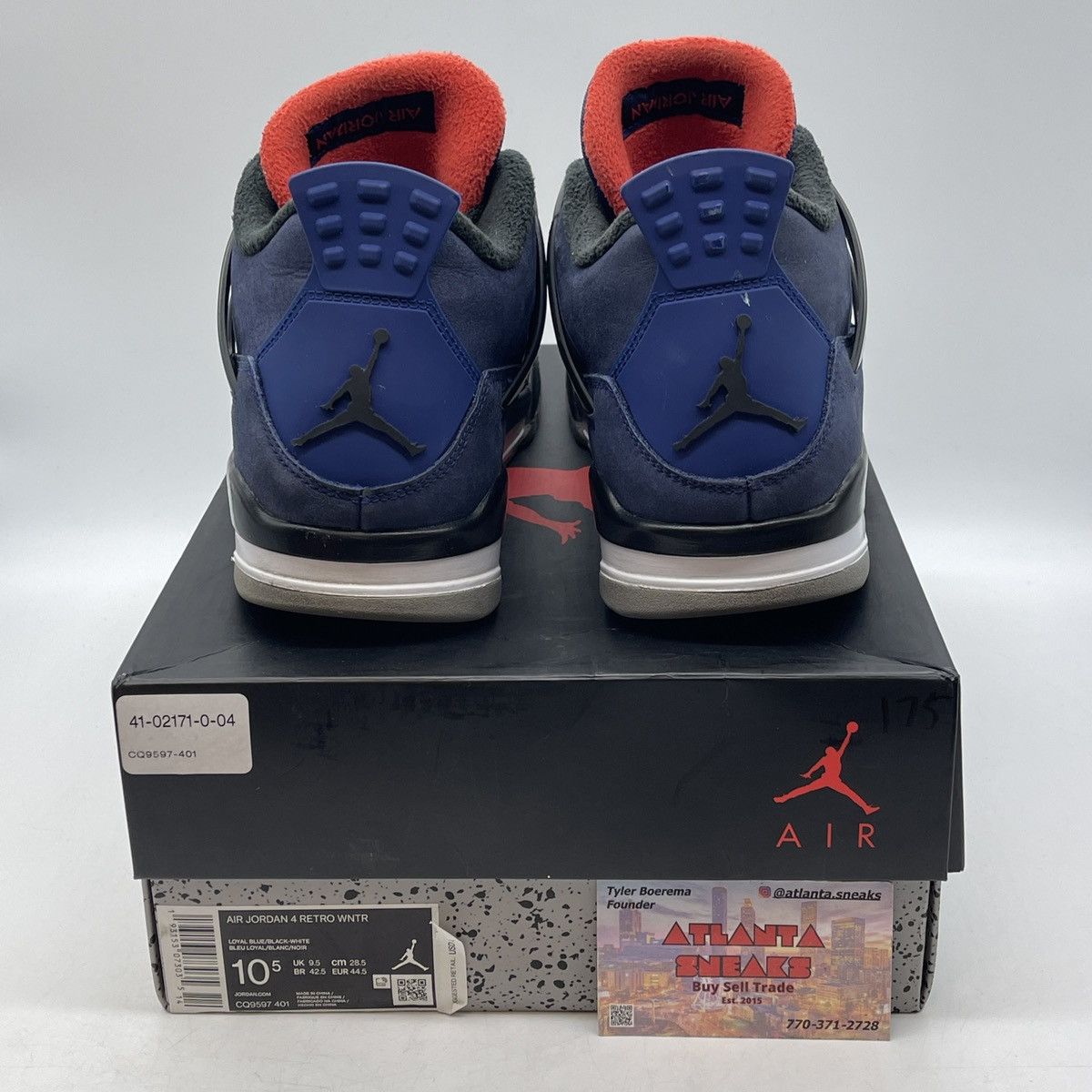 Jordan Brand Air Jordan 4 winter loyal blue Size US 10.5 / EU 43-44 - 3 Thumbnail
