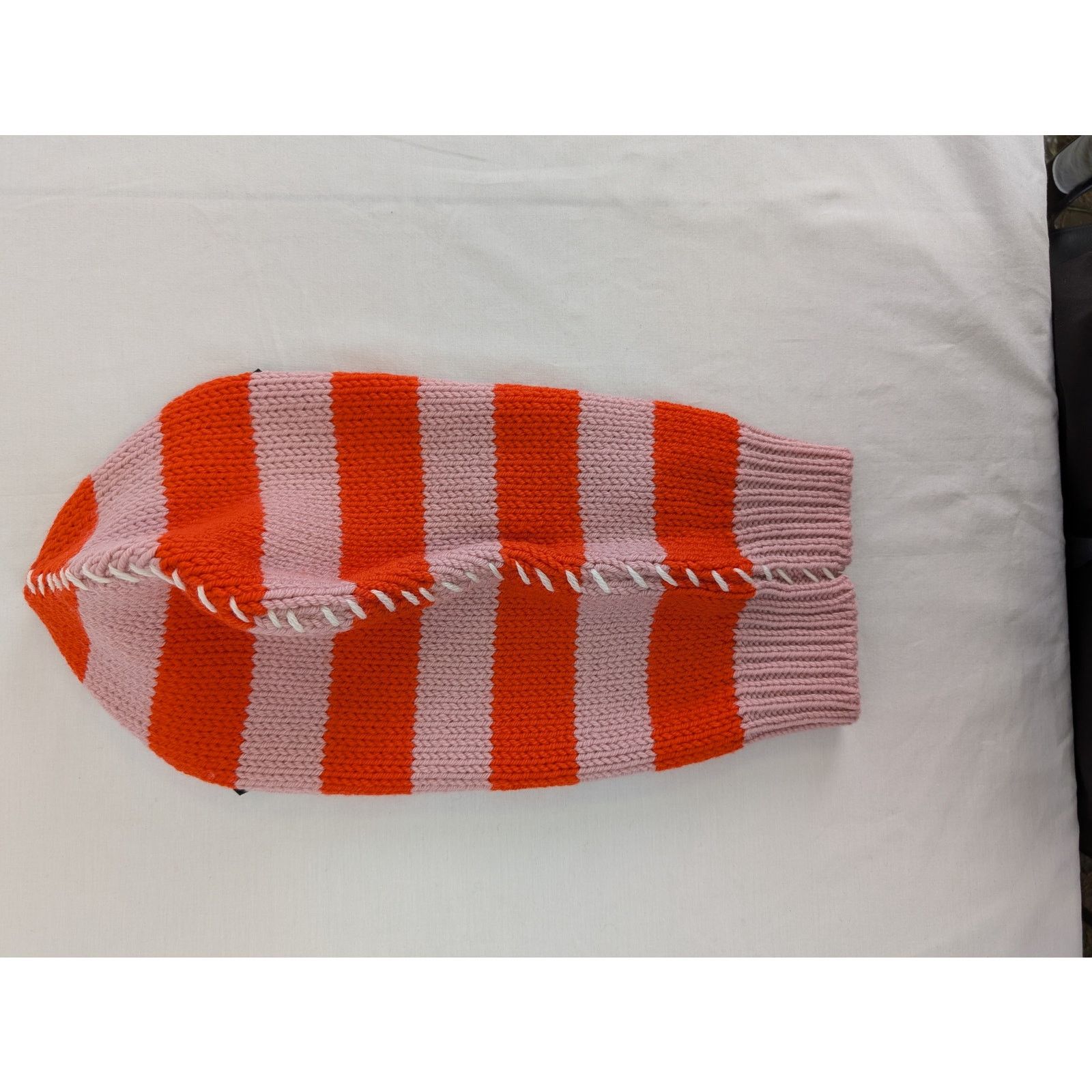 Marni o1rshd1 Size: M / Balaclava Scarf Cap / Hat in Red Stripe Size ONE SIZE - 9 Thumbnail