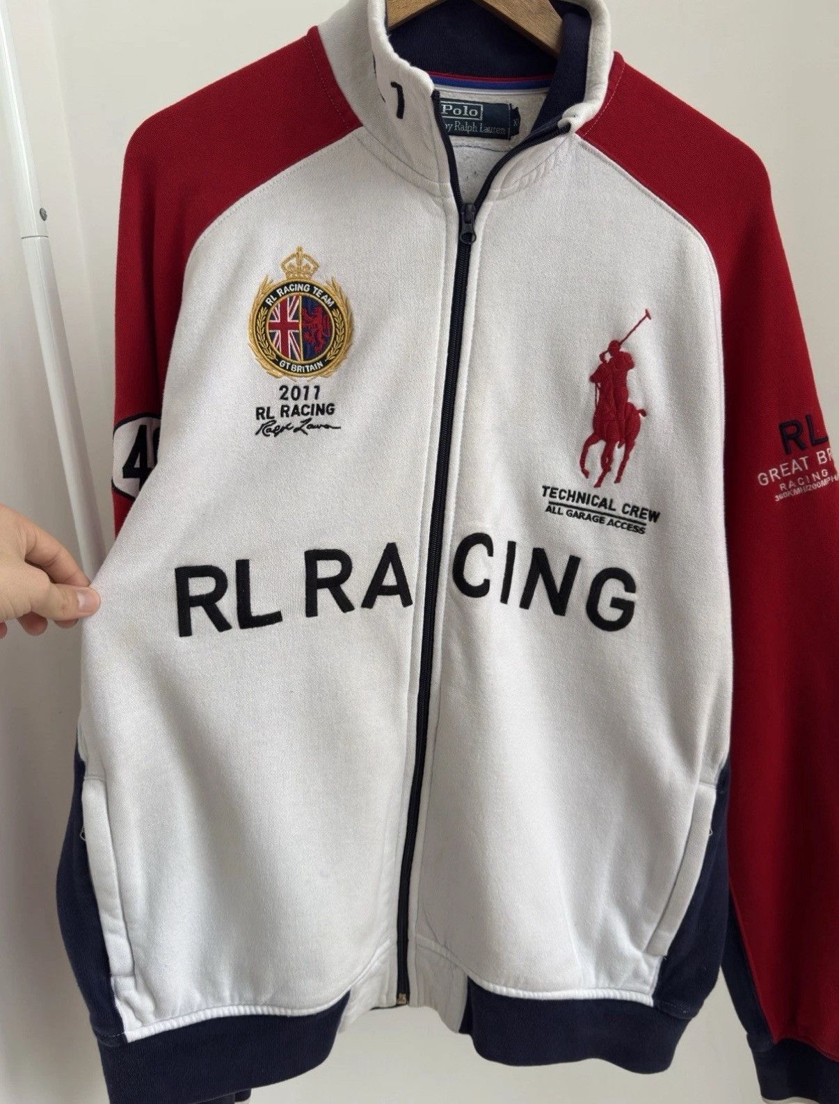 Polo Ralph Lauren VINTAGE POLO RALPH LAUREN RARE GREAT BRITAIN RACING JACKET Size US XL / EU 56 / 4 - 6 Thumbnail