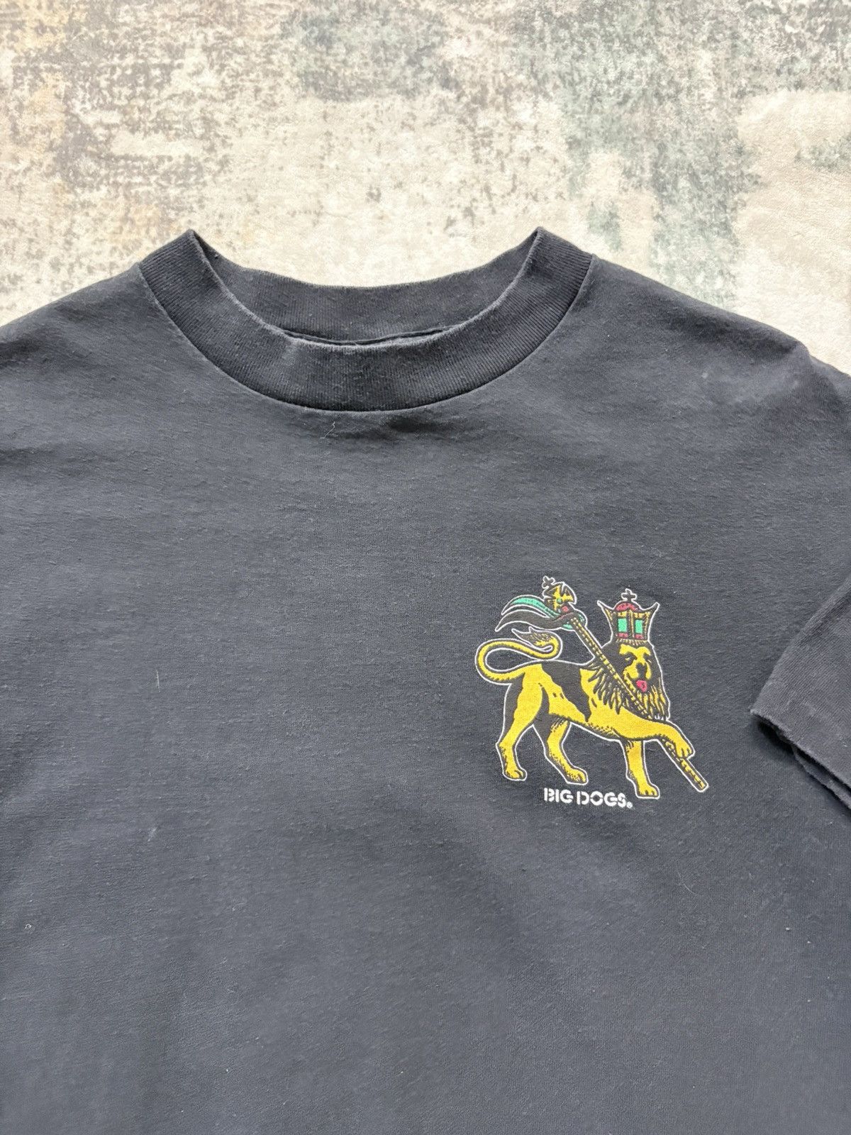 Big Dogs 90’s Big Dogs Rasta Single Stitch Vintage Tee Shirt Size US L / EU 52-54 / 3 - 4 Thumbnail