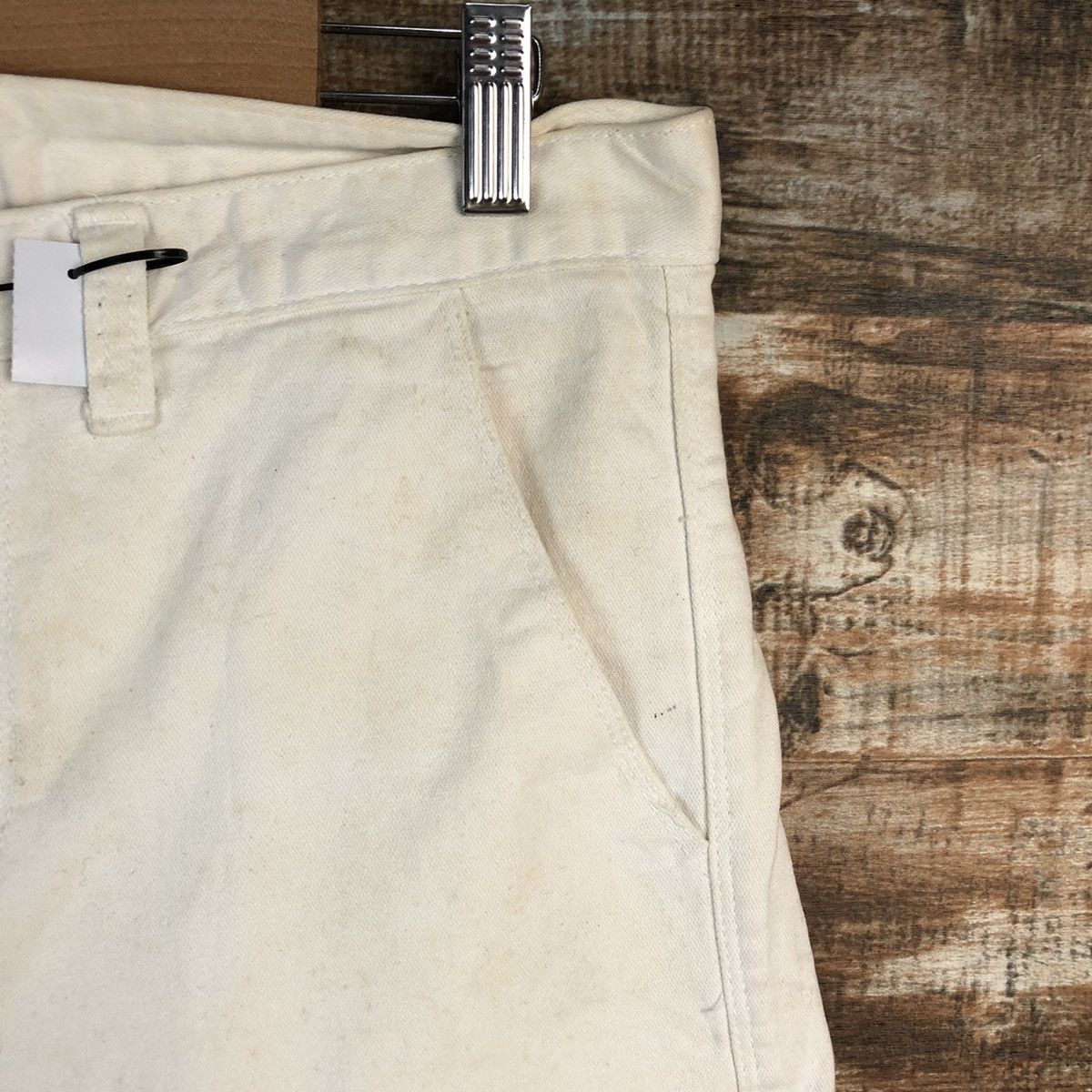 Vintage Authentic White utility tactical cargo vintage Pants #A2384 Size US 31 - 8 Thumbnail