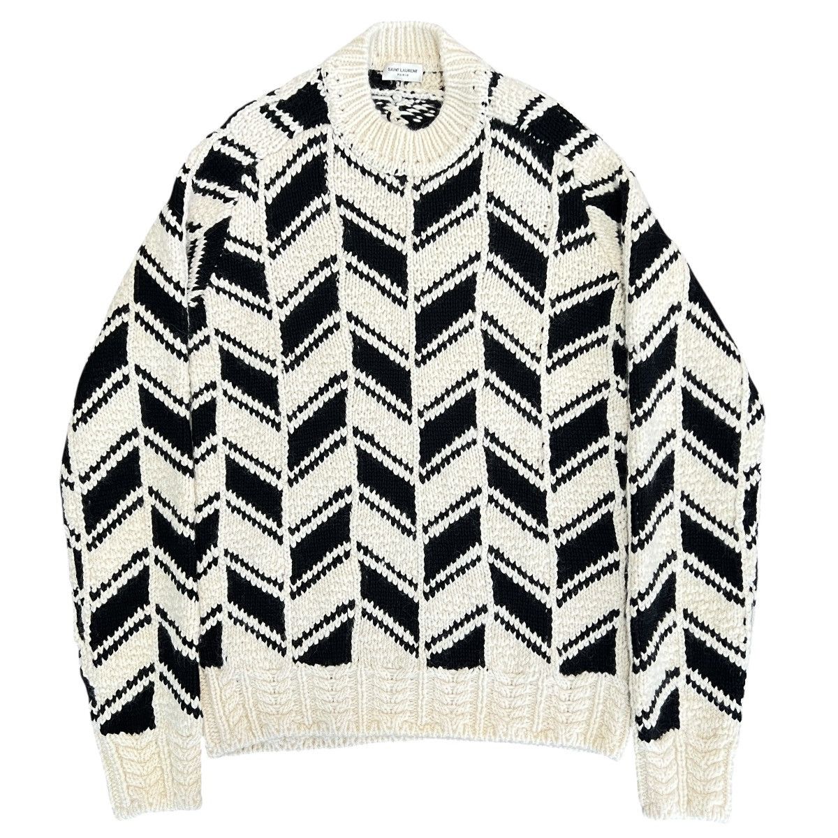 Hedi Slimane × Saint Laurent Paris SS'16 RAINBOW STRIPED SWEATER