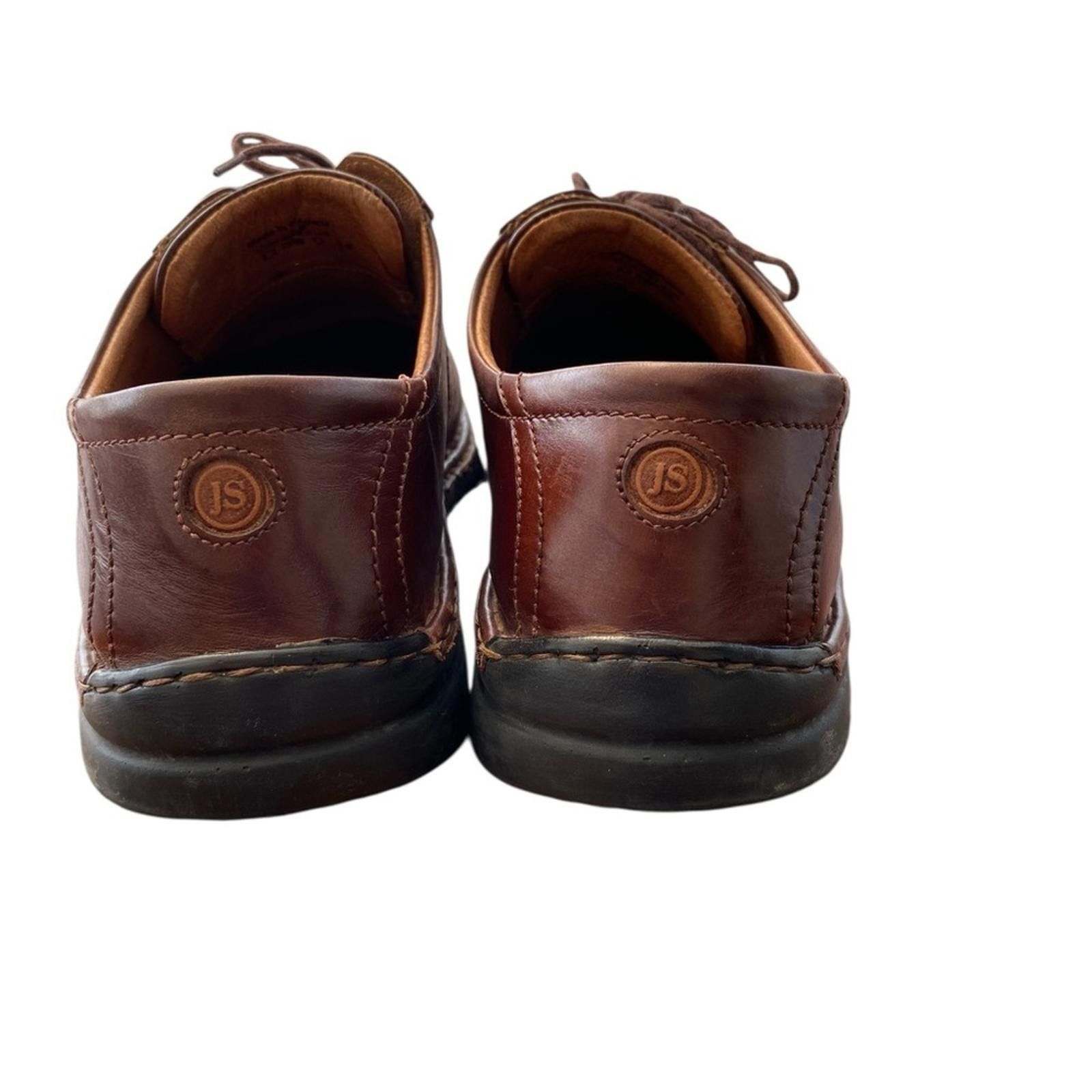 JOSEF SEIBAL Josef Seibel Brown Leather Oxfords Classic Lace-Up Design Size US 12 / EU 45 - 2 Thumbnail