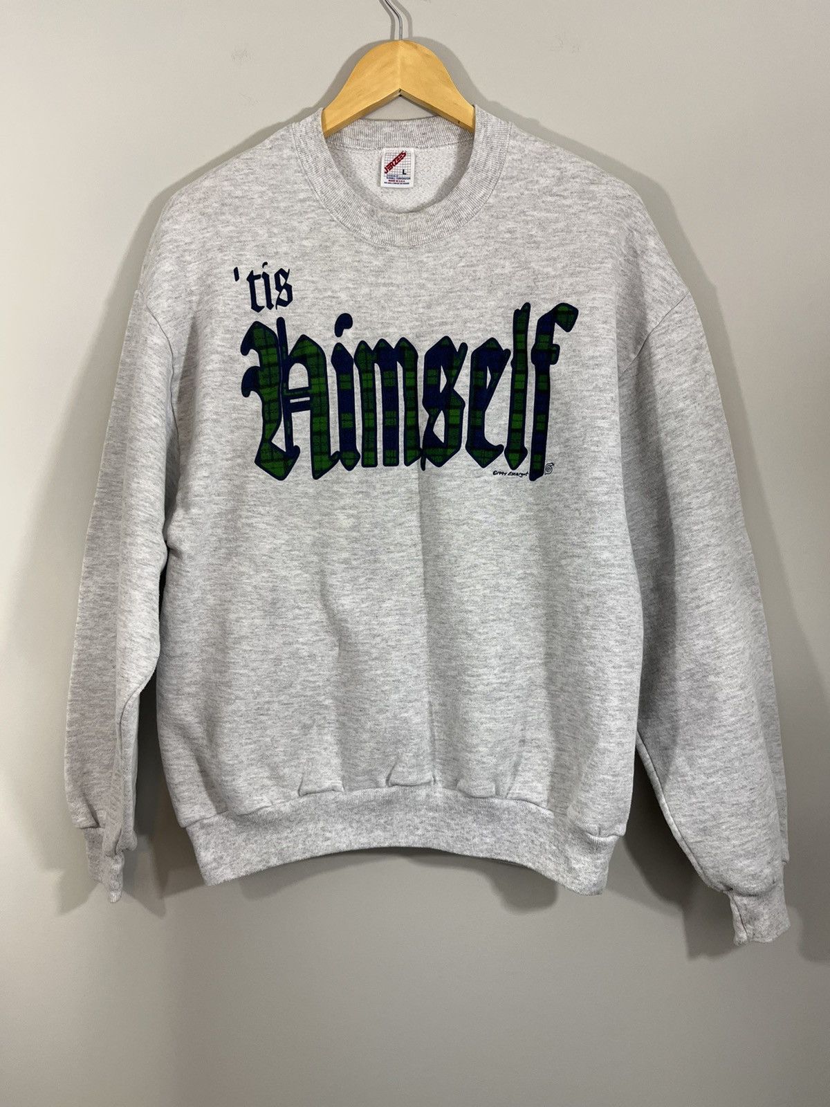 Vintage 1994 Embroidered Retro 90s Crewneck Sweatshirt Size US L / EU 52-54 / 3 - 2 Thumbnail