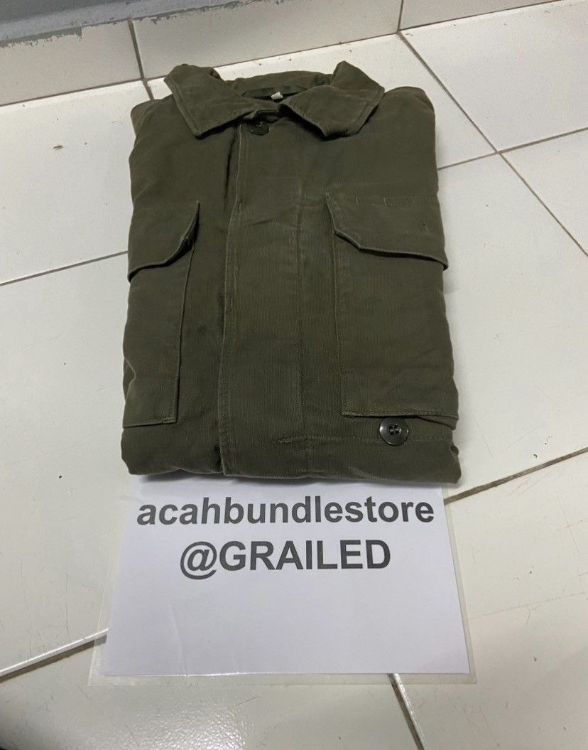 Vintage VINTAGE GERMAN ARMY 1990 MOLESKIN GIELD JACKET Size US L / EU 52-54 / 3 - 15 Thumbnail