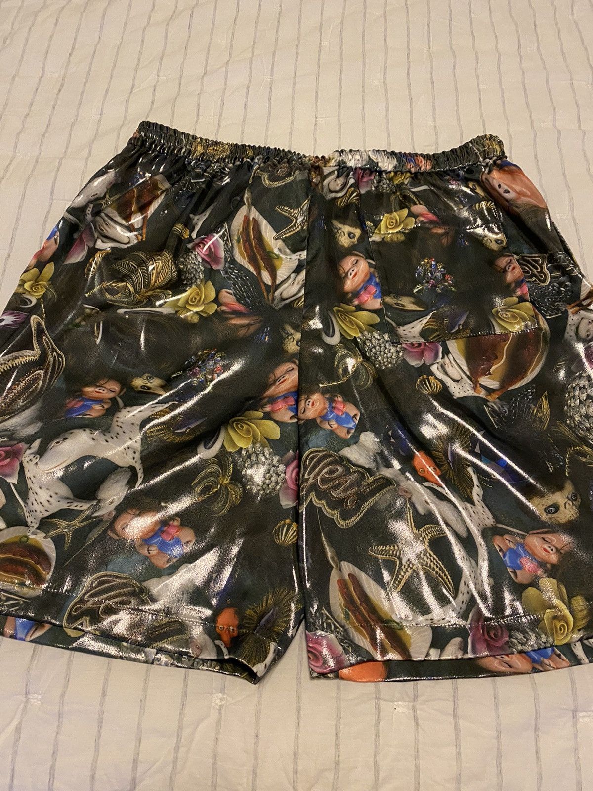 Acne Studios Acne Studios Printed Lamé Shorts 54 NWT Size US 40 / EU 56 - 16 Thumbnail