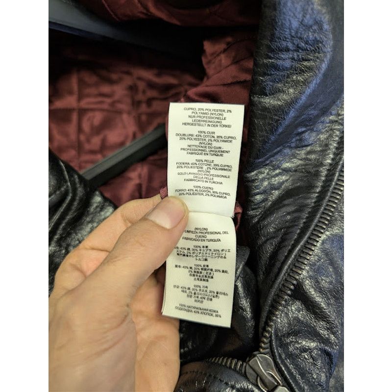 Dries Van Noten o1rshd1 Vintage Lodz Leather Biker Jacket in Black Size US M / EU 48-50 / 2 - 21 Thumbnail