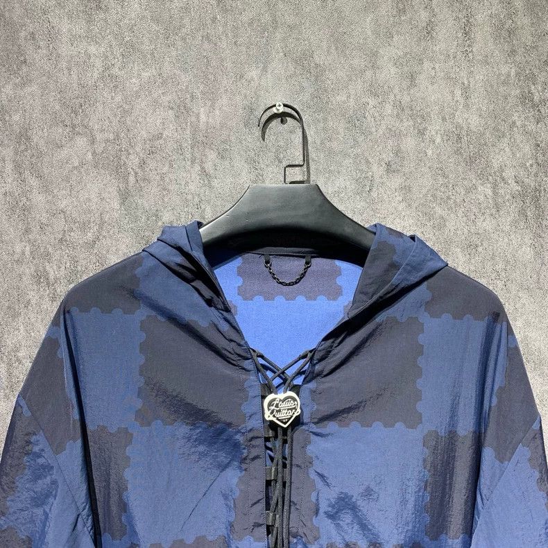 Louis Vuitton Louis Vuitton Blue Plaid Trooper Jacket 2501-Nextarrow Size US XXL / EU 58 / 5 - 6 Thumbnail