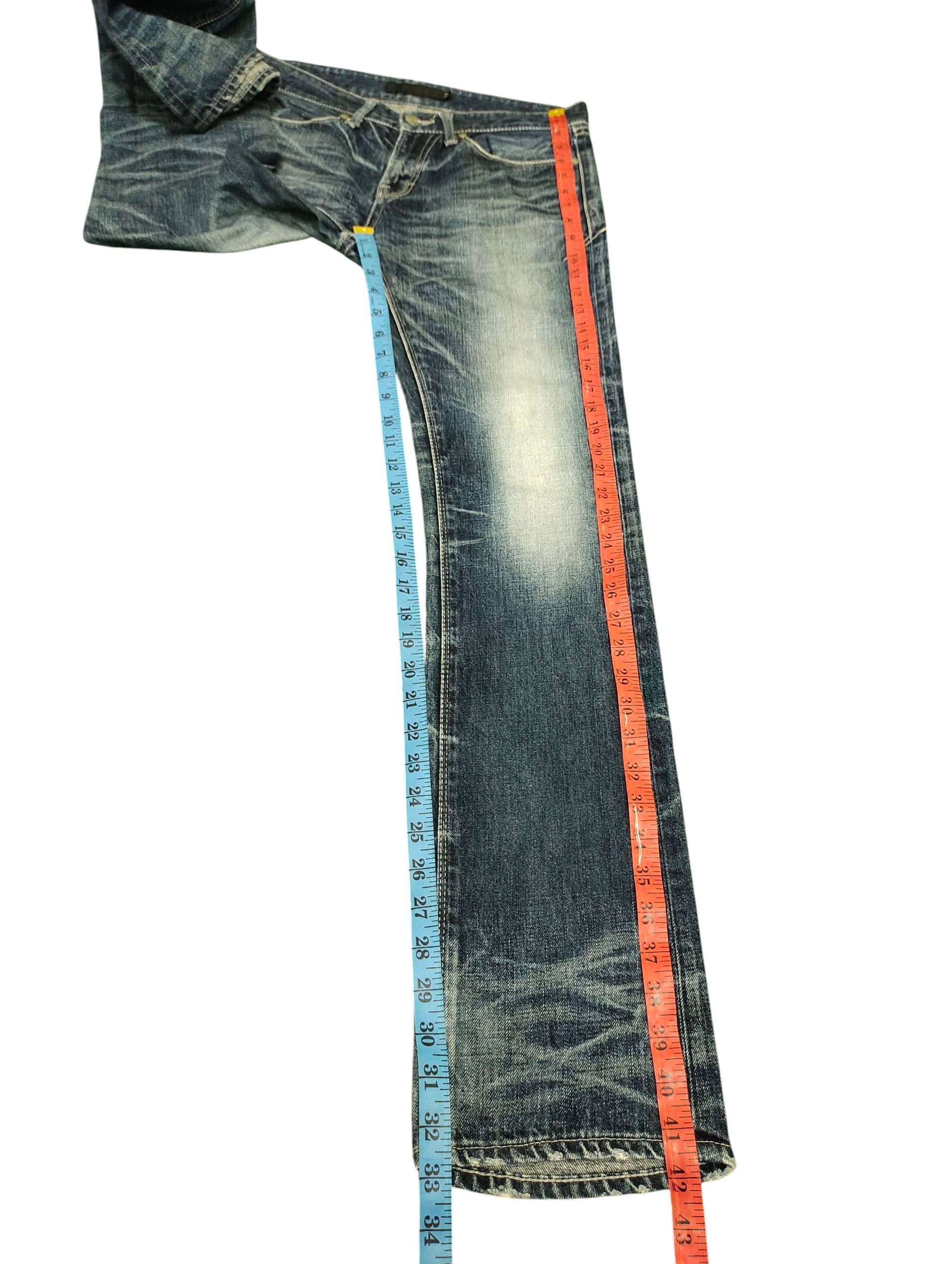 GOSTAR DE FUGA Vintage Fuga Japan Clawmark Distress Faded Denim Jeans Size US 30 / EU 46 - 16 Thumbnail