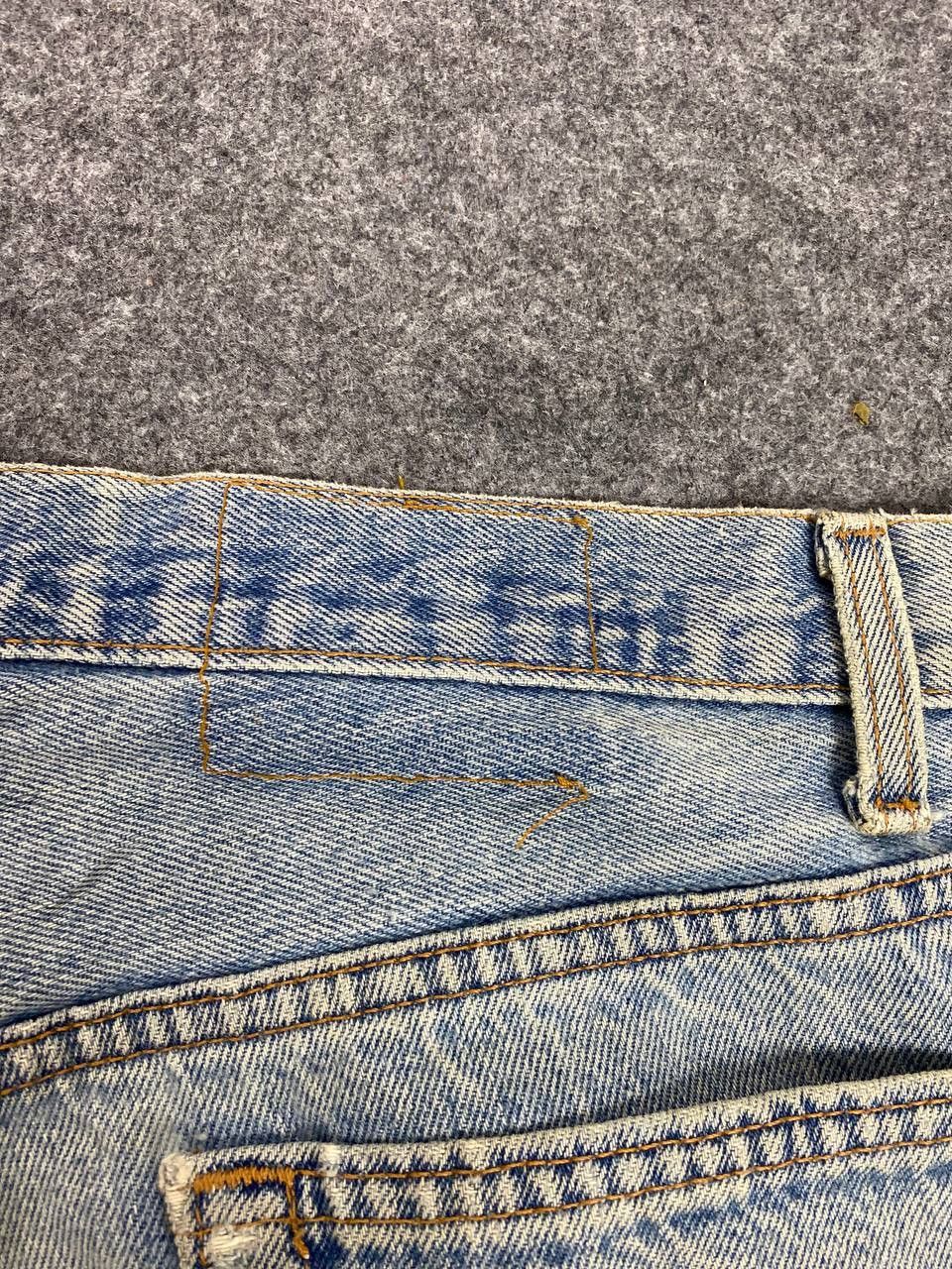 Levi's vintage levis 501 slightly distressed denim nice design Size US 36 / EU 52 - 7 Thumbnail
