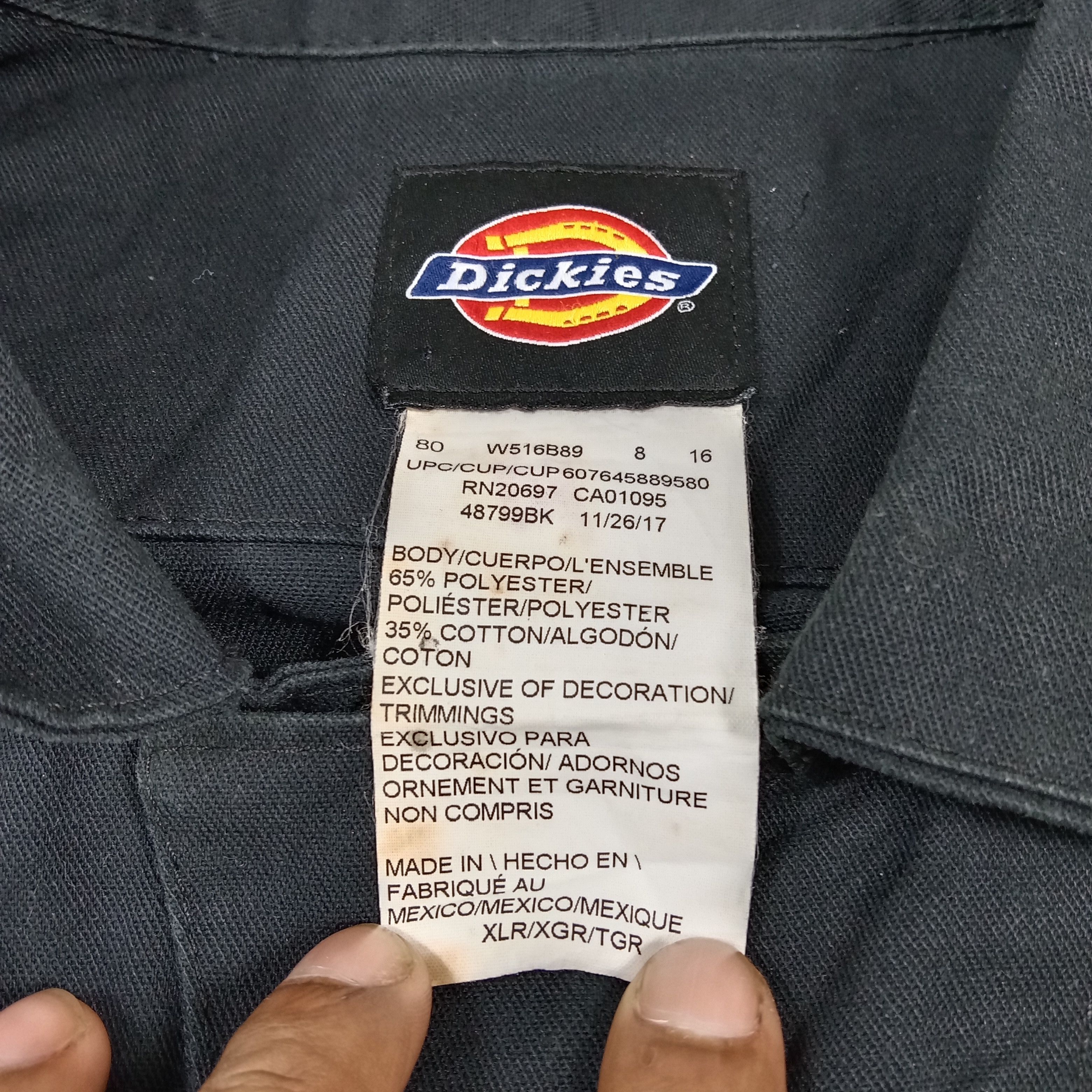 Dickies Dickies Skull Logo Workwear Coverall Jacket C277N20 Size US L / EU 52-54 / 3 - 9 Thumbnail