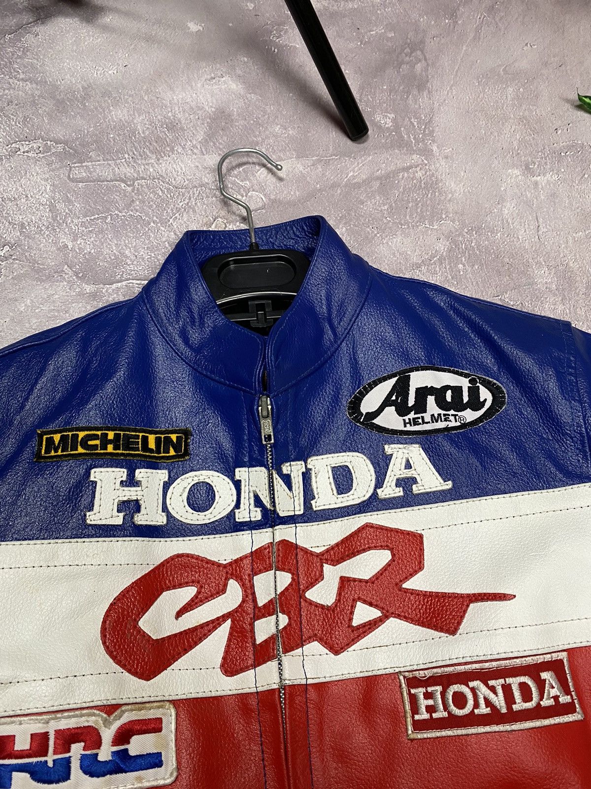 Honda × Vintage Honda CBR Leather biker jacket size Xs-S Size S / US 4 / IT 40 - 5 Thumbnail