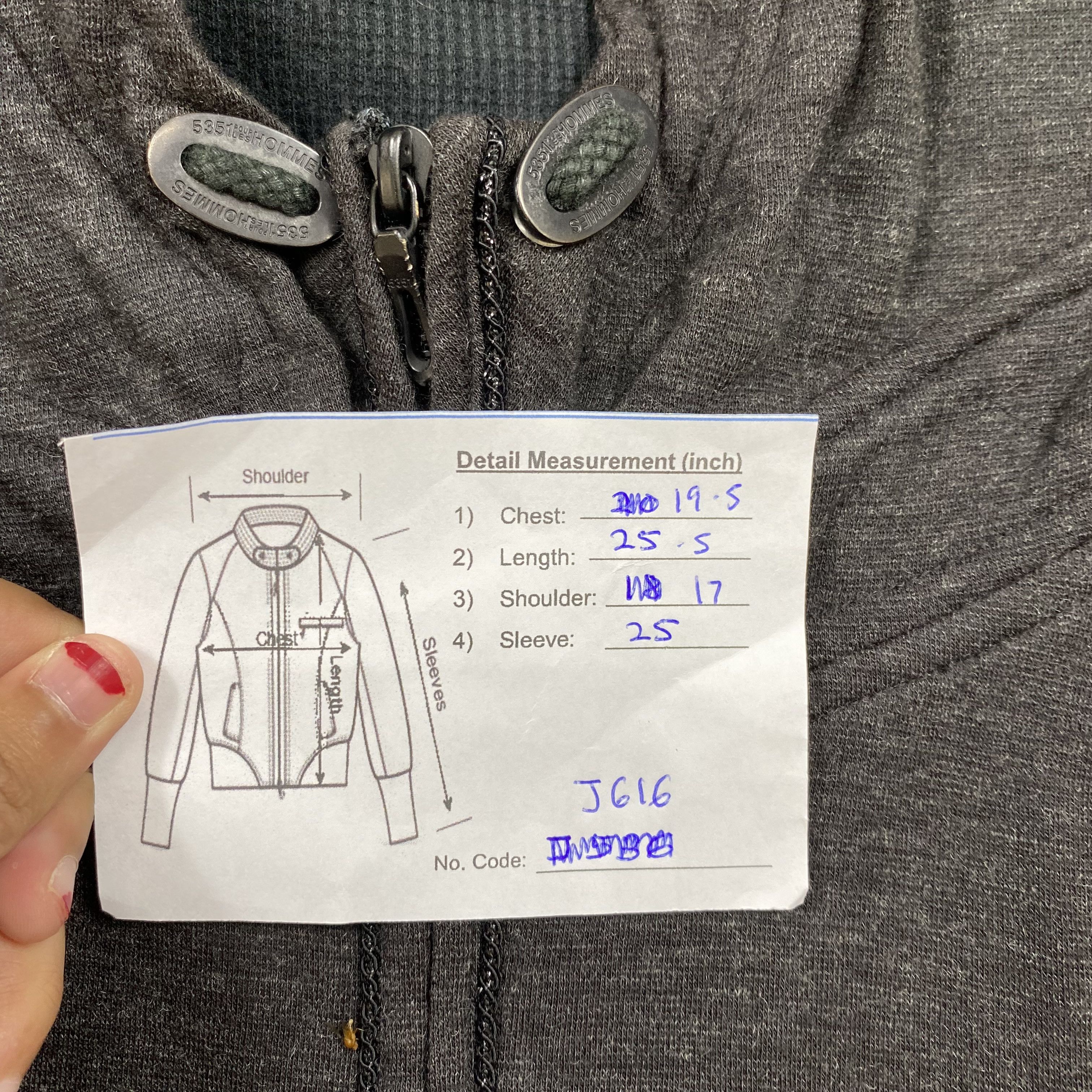 5351 POUR LES HOMMES VINTAGE 5351 POUR LES HOMMES HOODIE-J616 Size US S / EU 44-46 / 1 - 12 Thumbnail