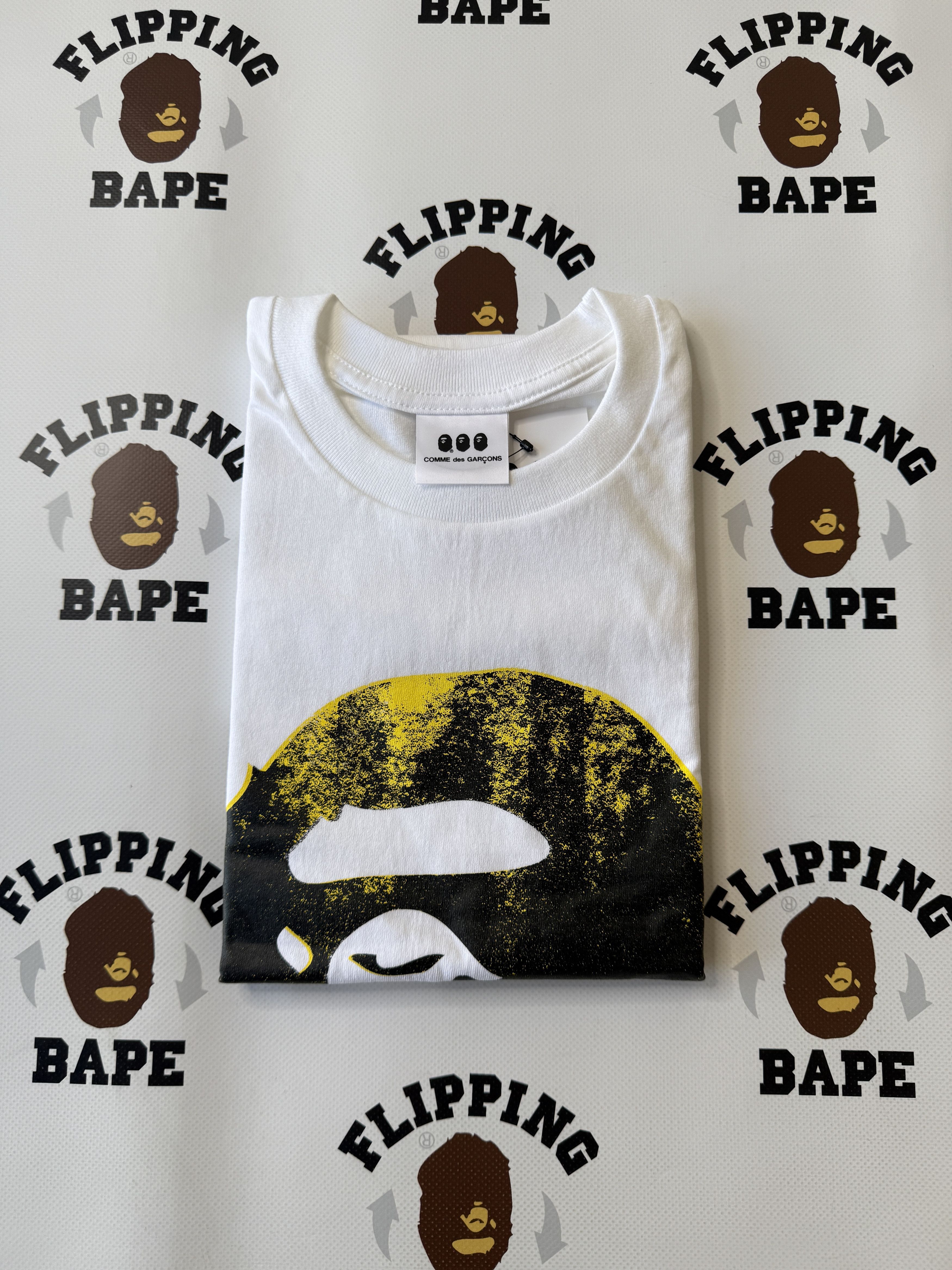 Bape × Comme des Garcons BAPE CDG OSAKA BIG APE HEAD TEE (2026) Size US L / EU 52-54 / 3 - 8 Thumbnail