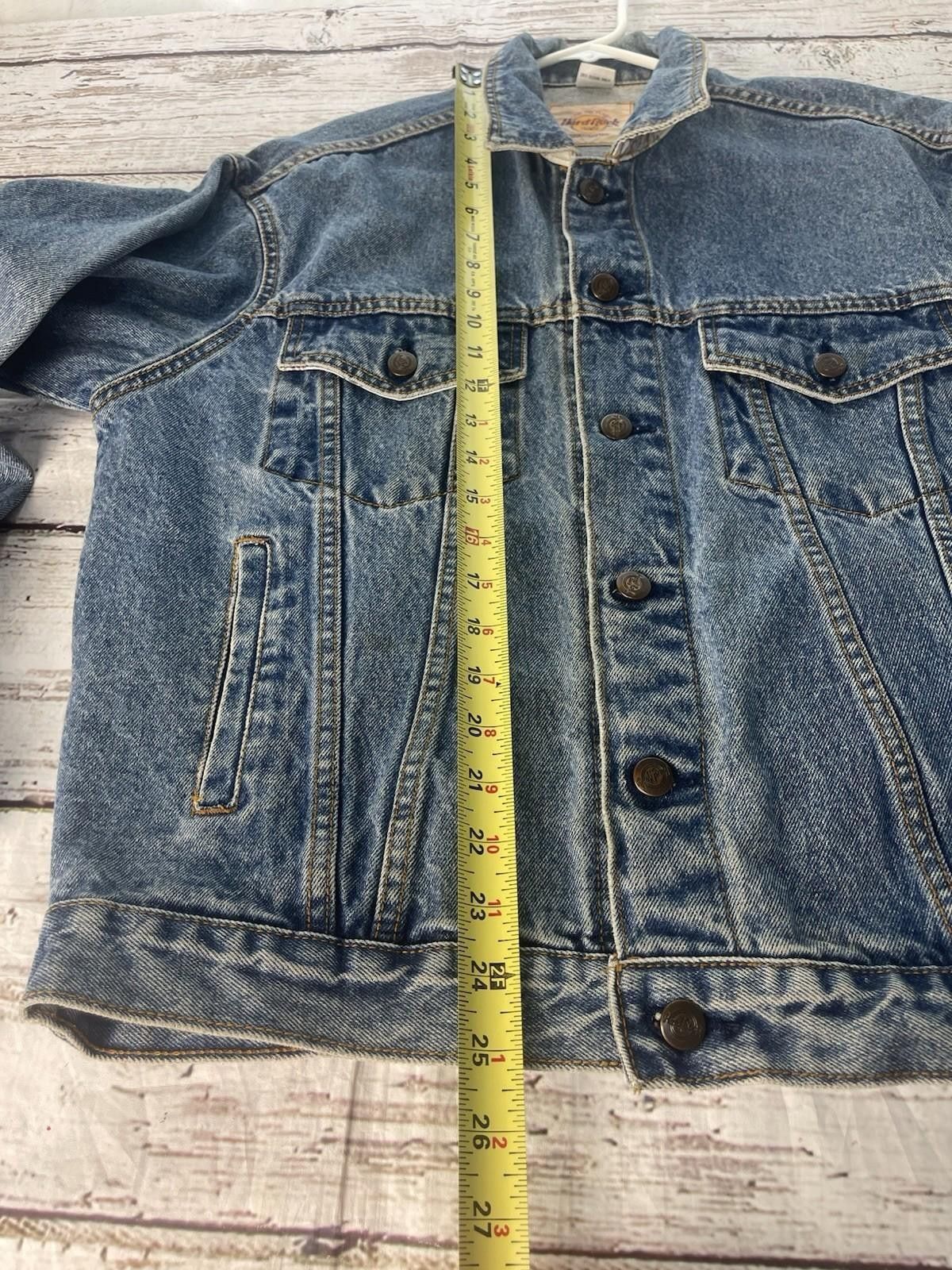 Hard Rock Cafe Vintage Hard Rock Cafe Save the Planet Denim Jacket Size M Size US M / EU 48-50 / 2 - 8 Thumbnail