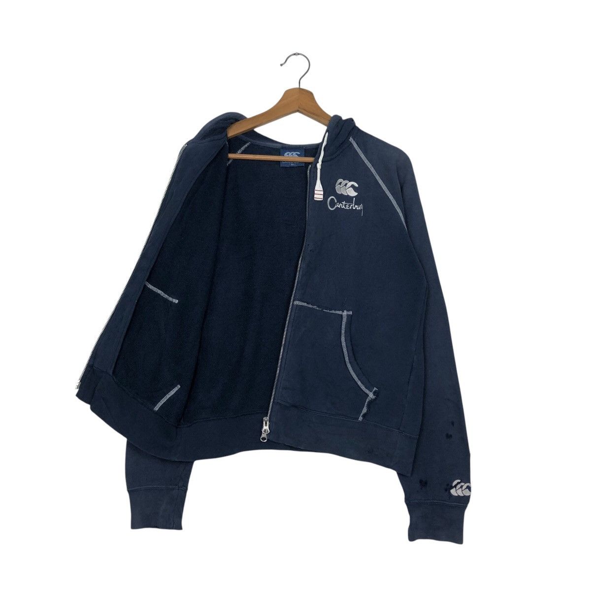 Canterbury of New Zealand × Japanese Brand × Vintage 📌Vintage Zipper Jacket Canterbury Distressed Design Size US M / EU 48-50 / 2 - 13 Thumbnail