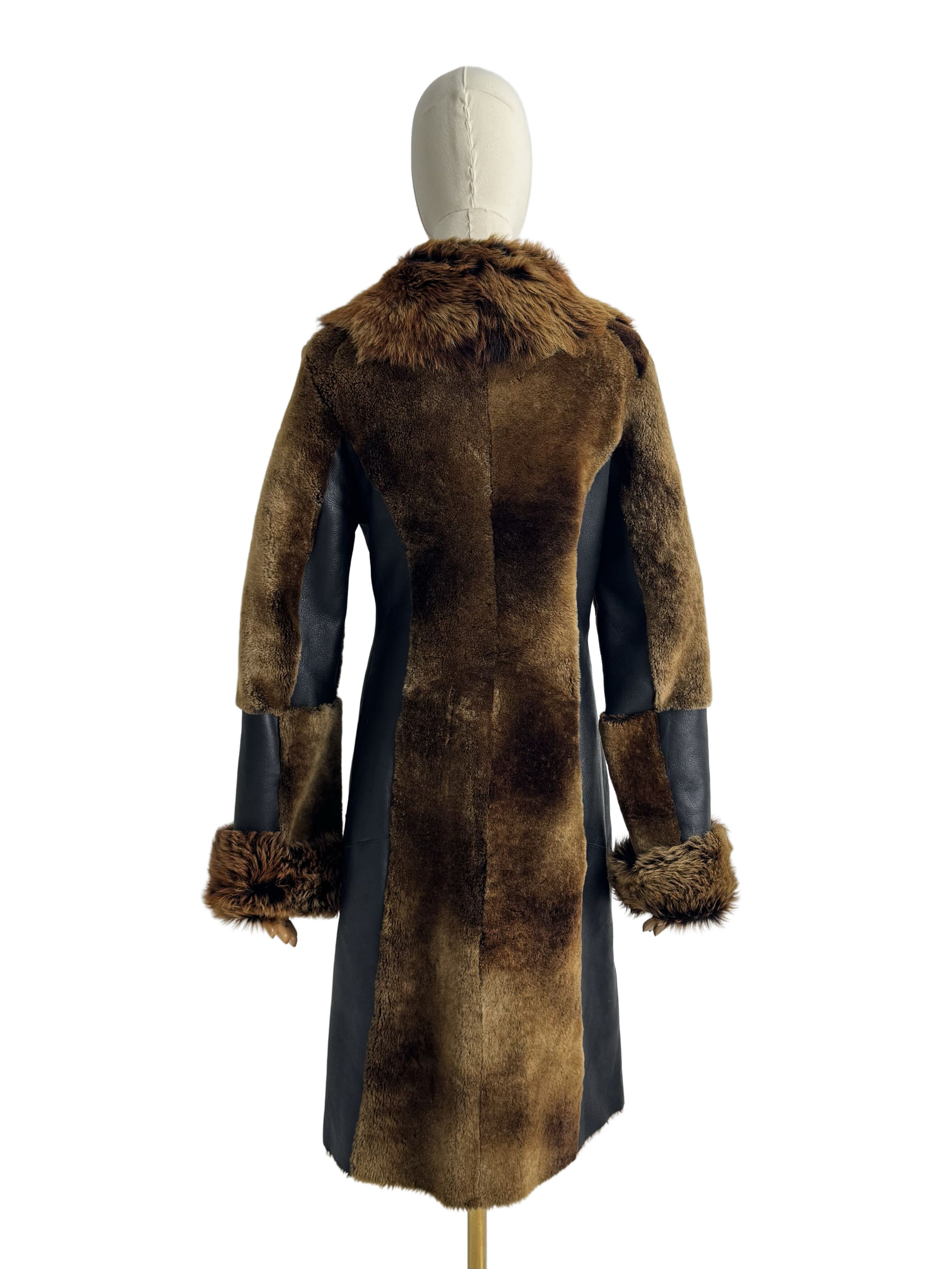 Vintage Vintage Real Doubleface Lambskins Coat Size S / US 4 / IT 40 - 4 Thumbnail