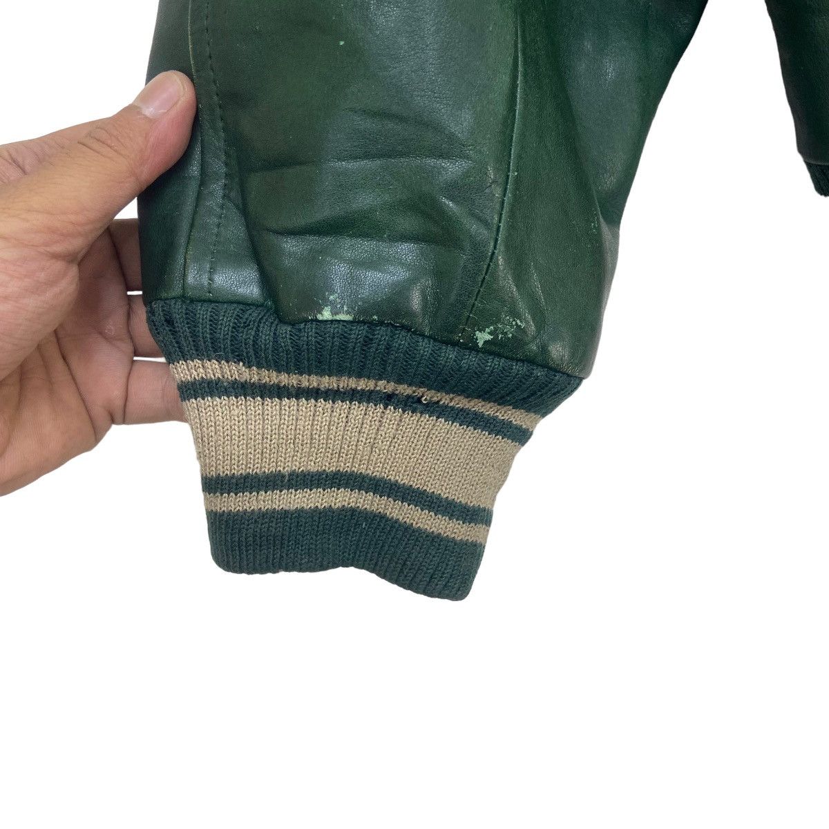 Genuine Leather Vintage O Henry Rancher Leather Varsity Jacket Size US M / EU 48-50 / 2 - 10 Thumbnail
