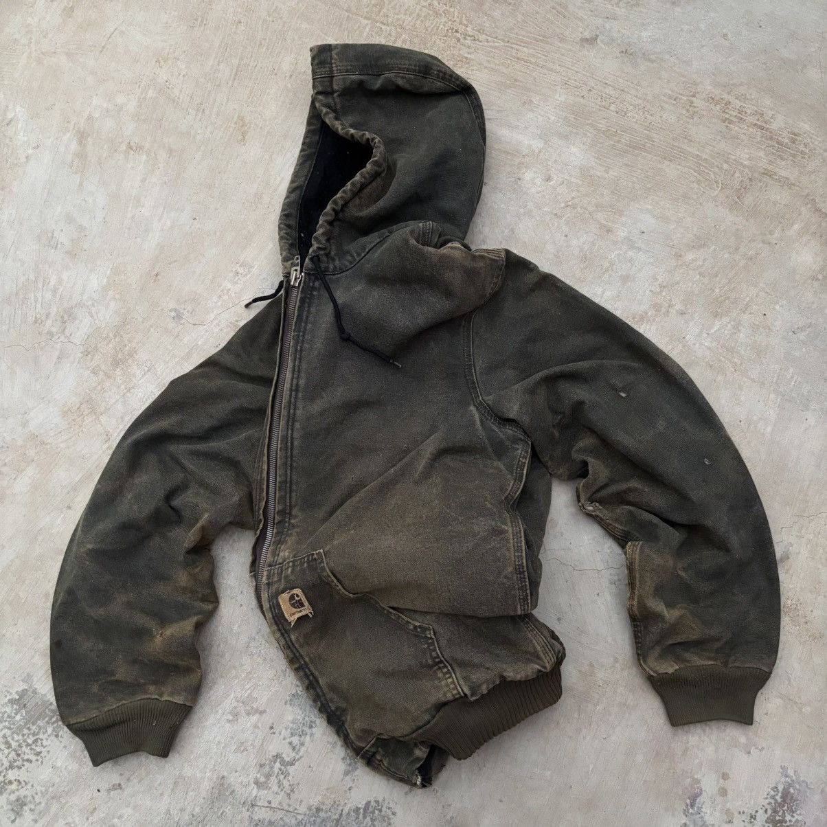 Vintage 00s Thrashed Sunfaded Carhartt Active Mos Jacket