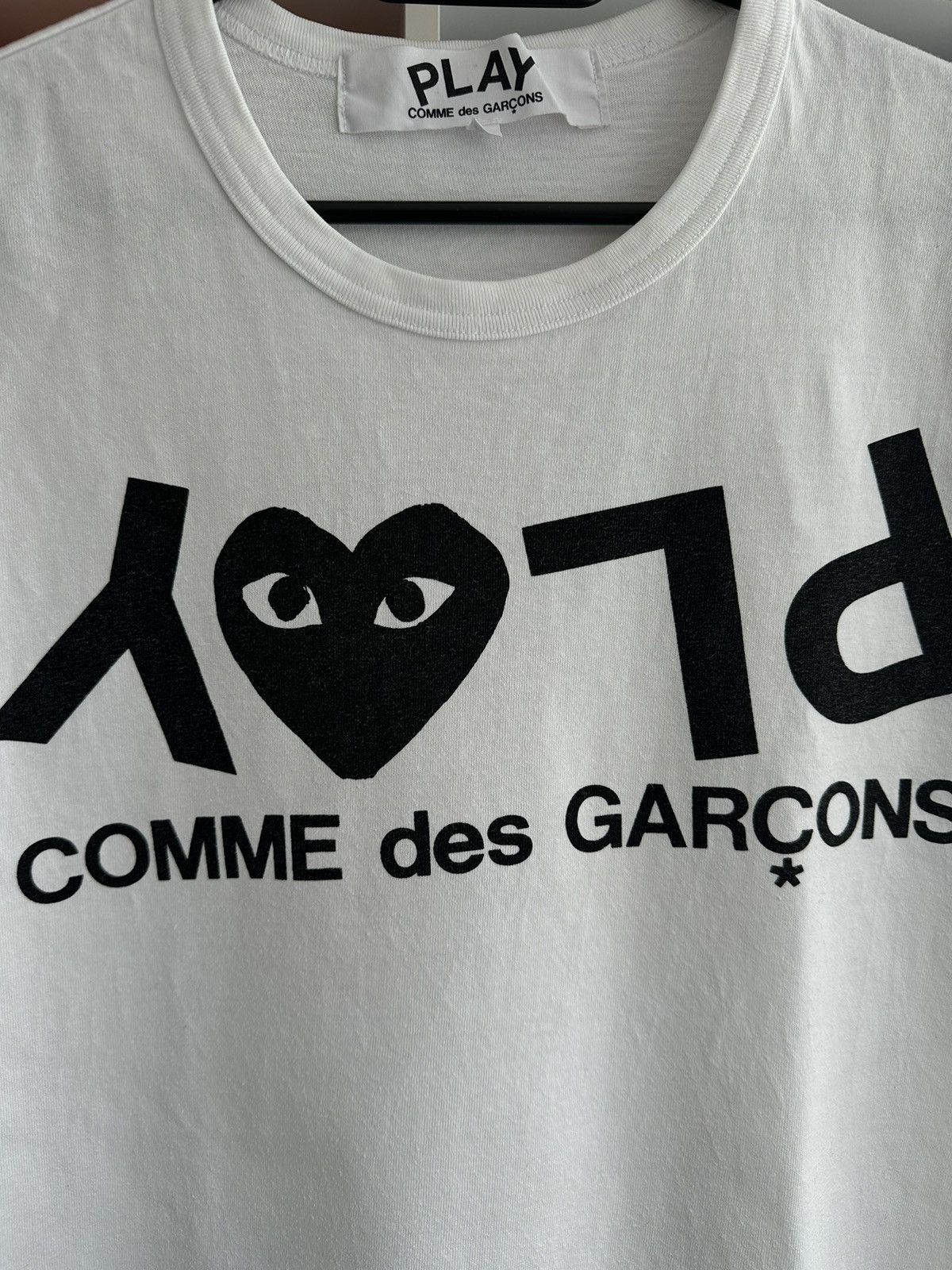 Comme des Garcons 🔥VINTAGE COMME DES GARCONS REVERSE LOGO HEART T SHIRT🔥 Size US L / EU 52-54 / 3 - 2 Thumbnail