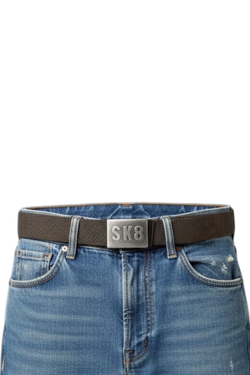 Japanese Brand SK8 Belt Crazy Rare Y2K Glamour Streetwear Size 100x3,5 cm Size ONE SIZE - 4 Thumbnail