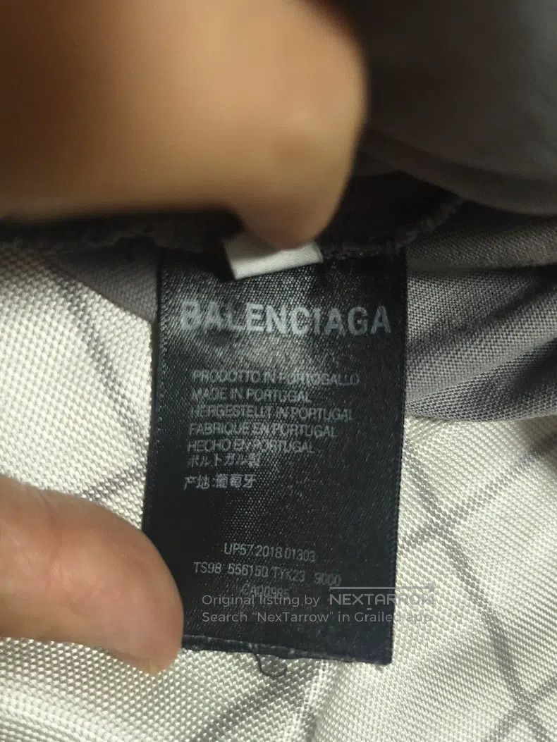 Balenciaga Balenciaga Gray Short Sleeve T-shirt with Band Portrait Pr Size US S / EU 44-46 / 1 - 4 Thumbnail
